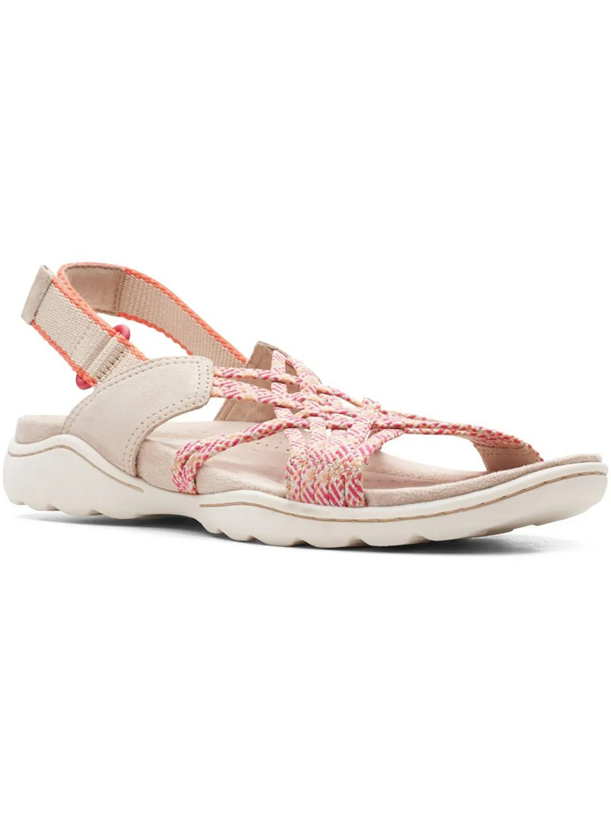 Amanda Ease Womens Slingback Comfort Wedge Sandals