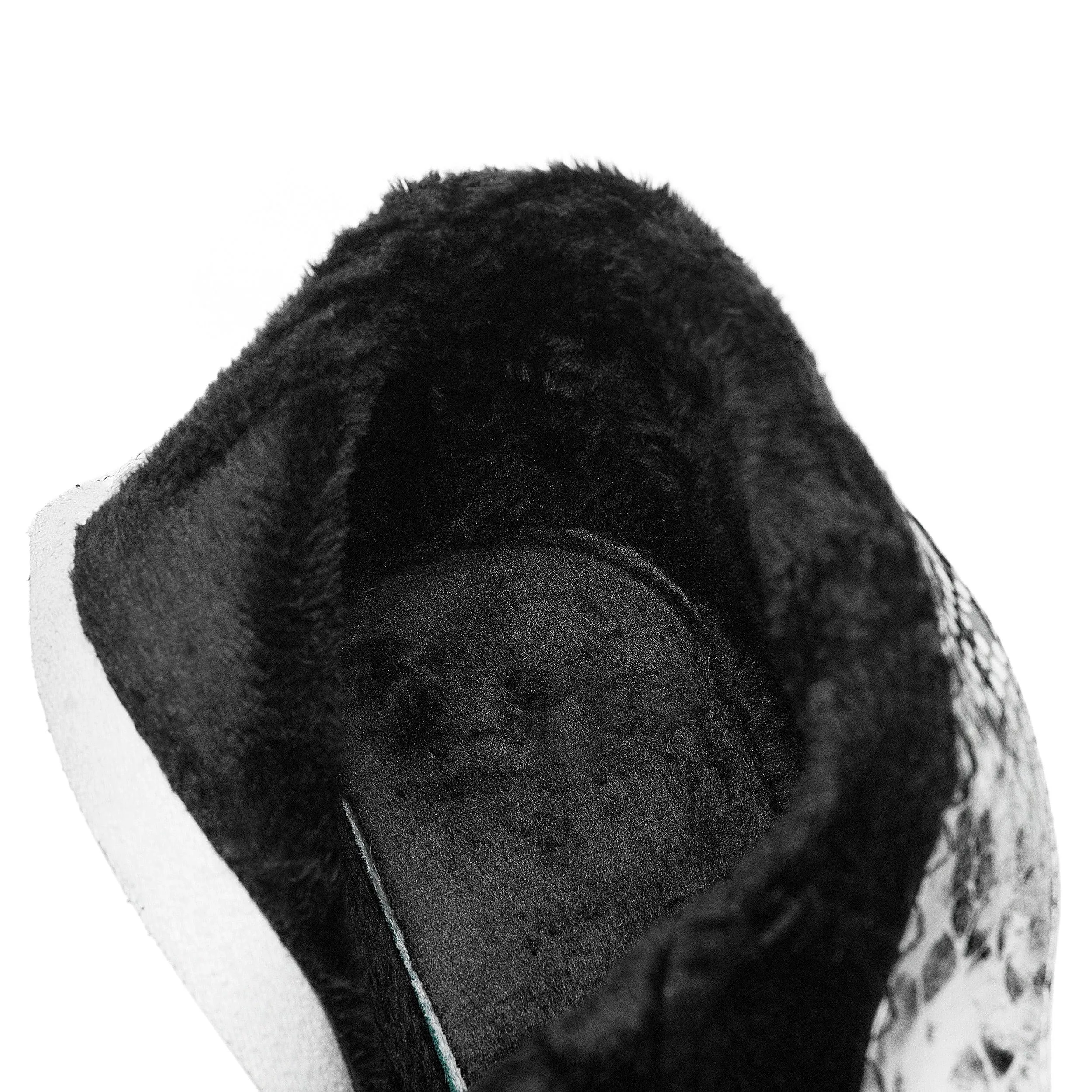 Ankle Boots Women Platform Faux Snake Skin