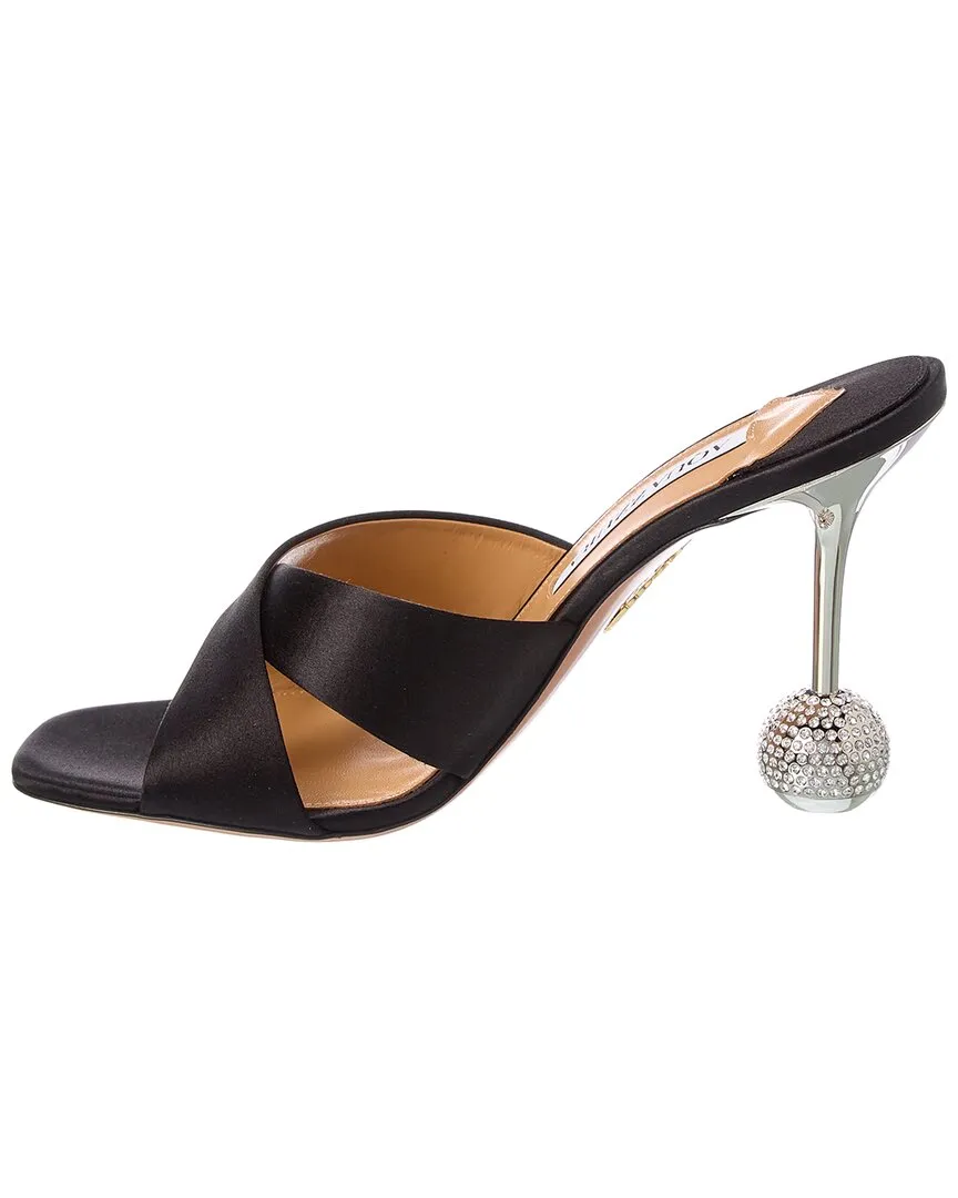 Aquazzura Yes Darling 95 Satin Sandal