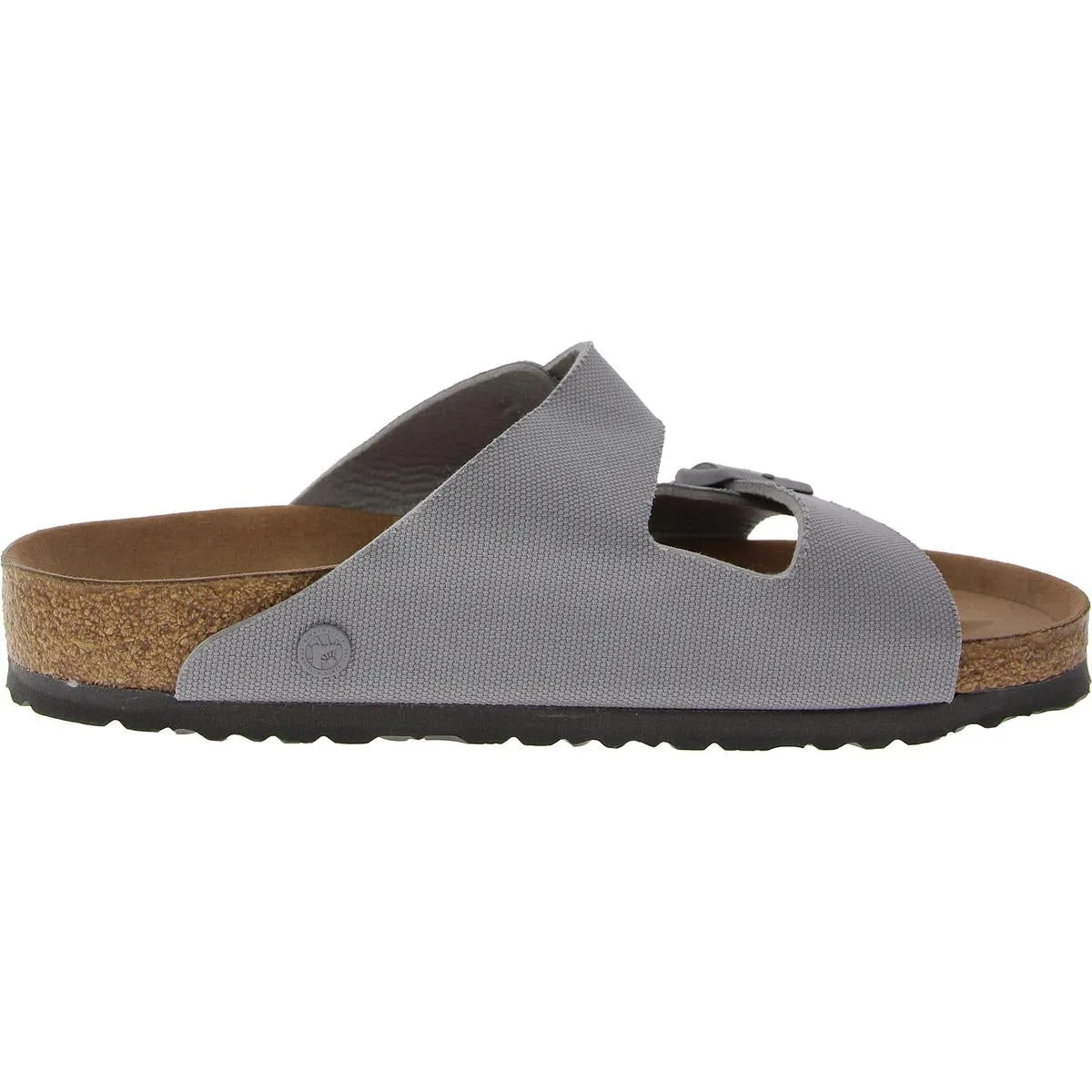 Arizona Mens Cushioned Footbed Canvas Slide Sandals
