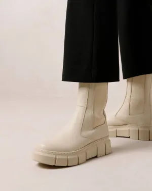 Armor Bootie In Ivory