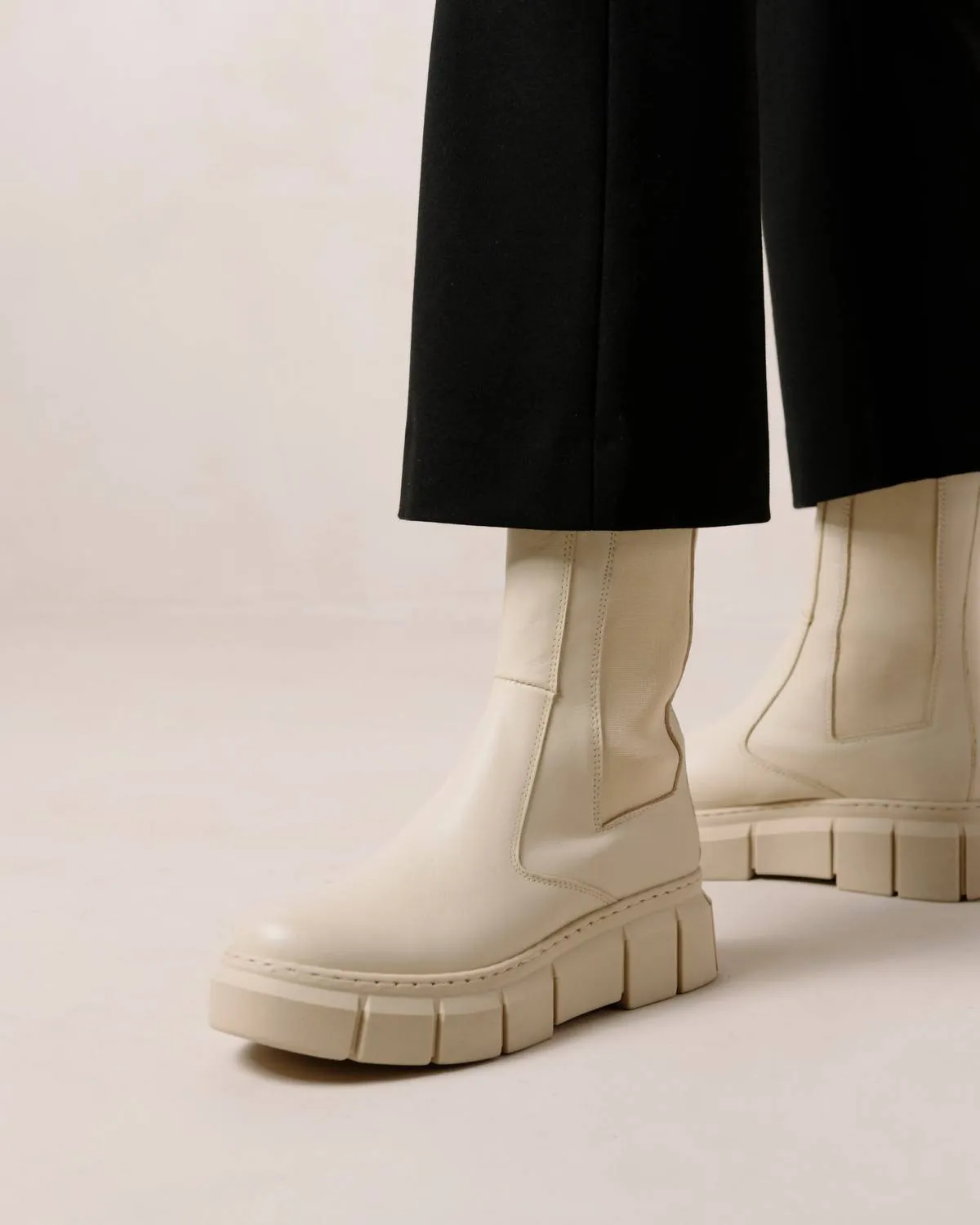 Armor Bootie In Ivory