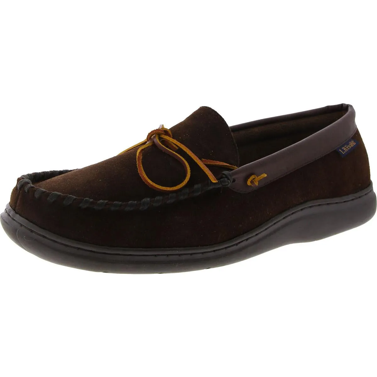 Atlin Mens Suede Moccasin Slippers