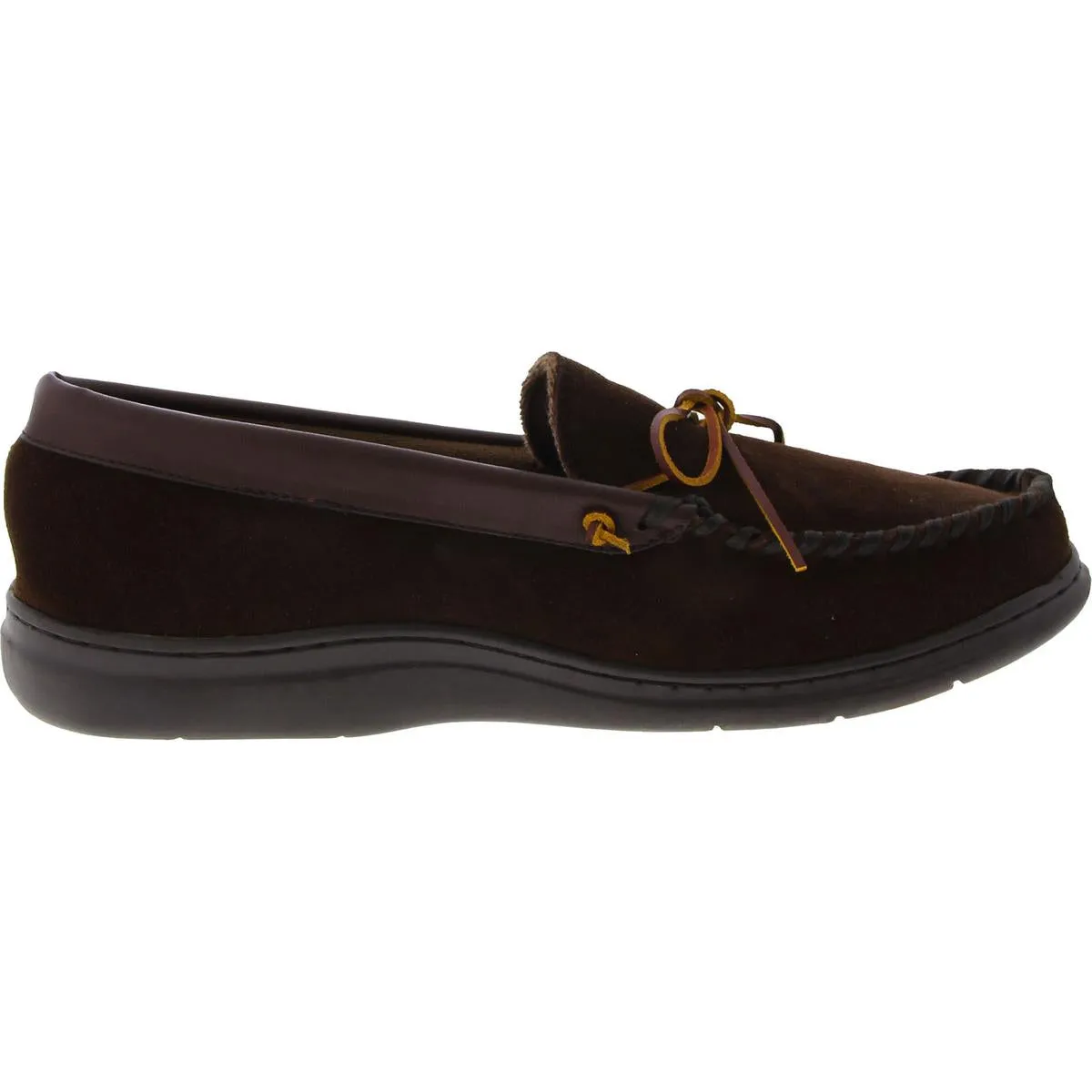 Atlin Mens Suede Moccasin Slippers