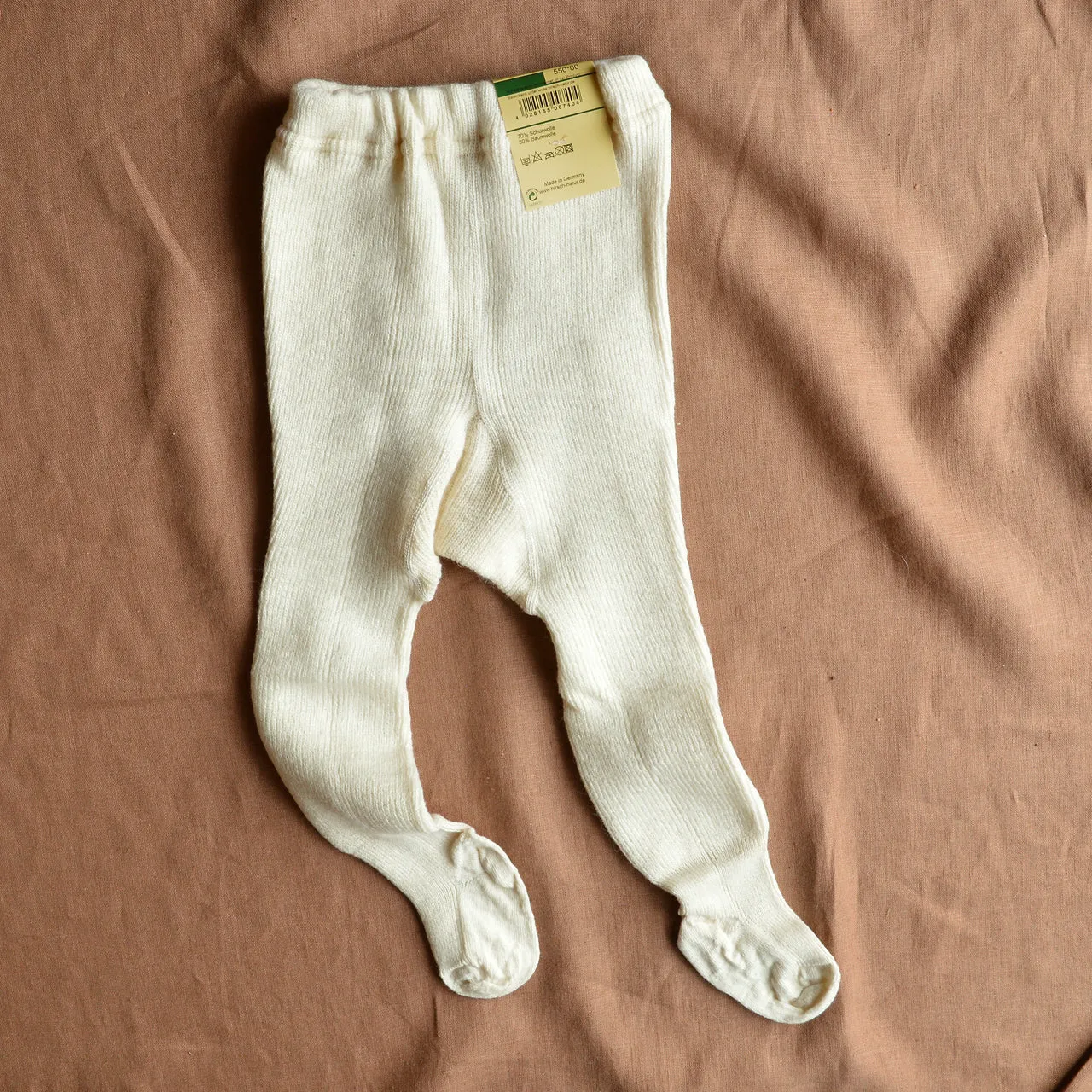 Baby Tights Organic Wool/Cotton - Thick Rib (newborn-3y) *Returning Soon