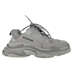 Balenciaga Triple S Sneakers in Grey Polyester