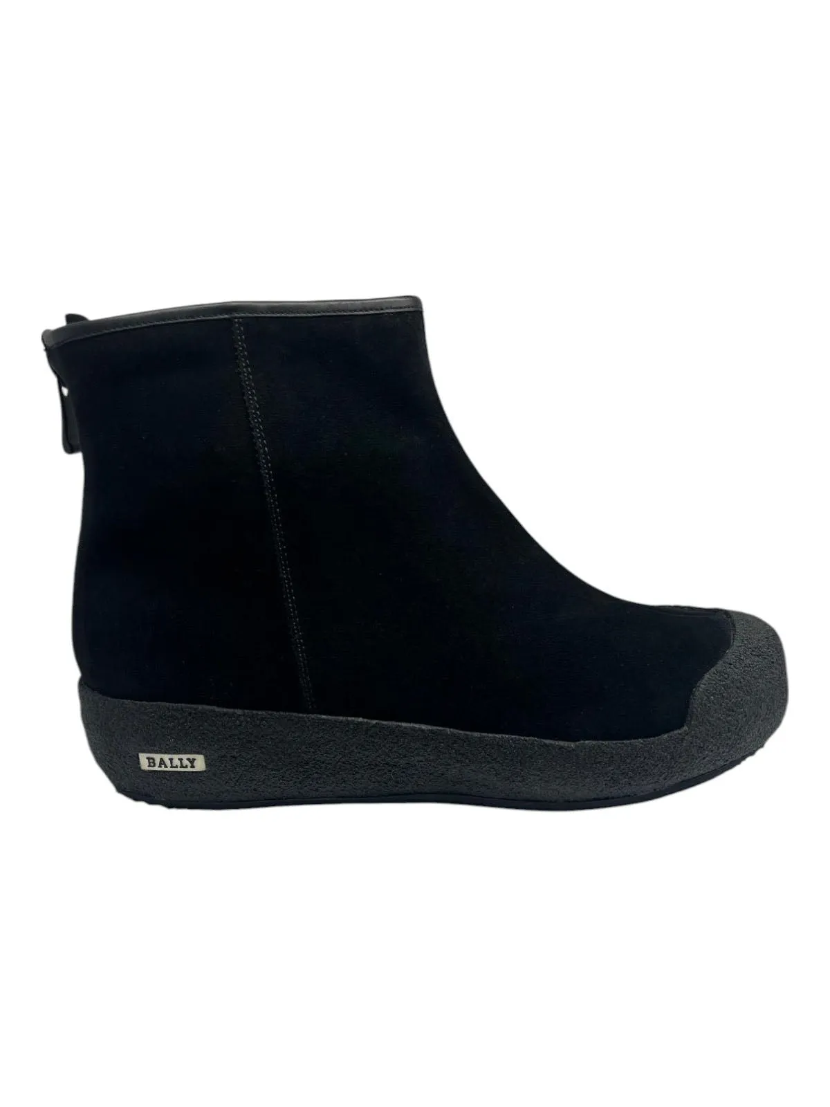 Bally Guard II 6185326 Men's Black Calf Leather Suede Boots