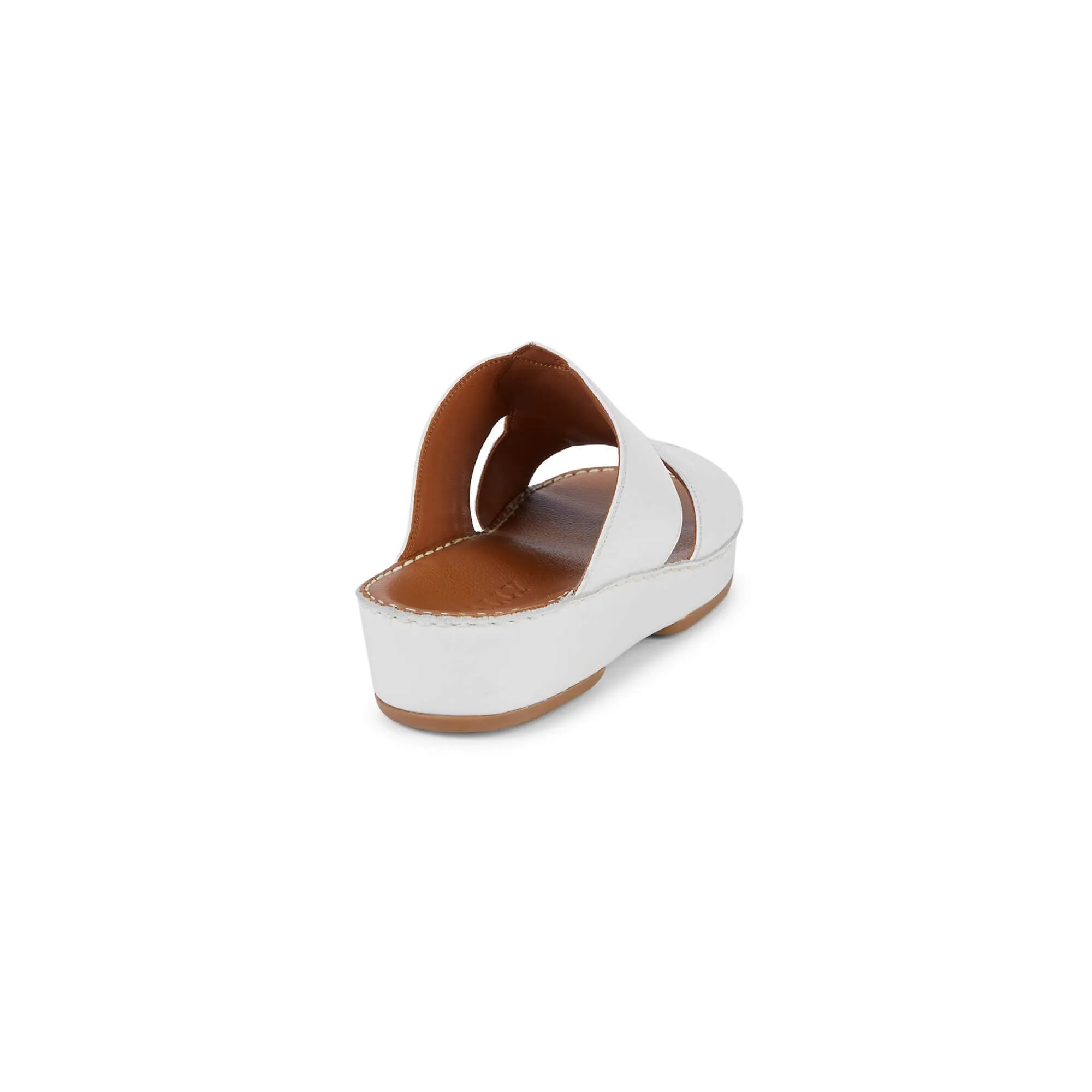 Bally Hakman Men's 6211914 White Grained Leather Sandals