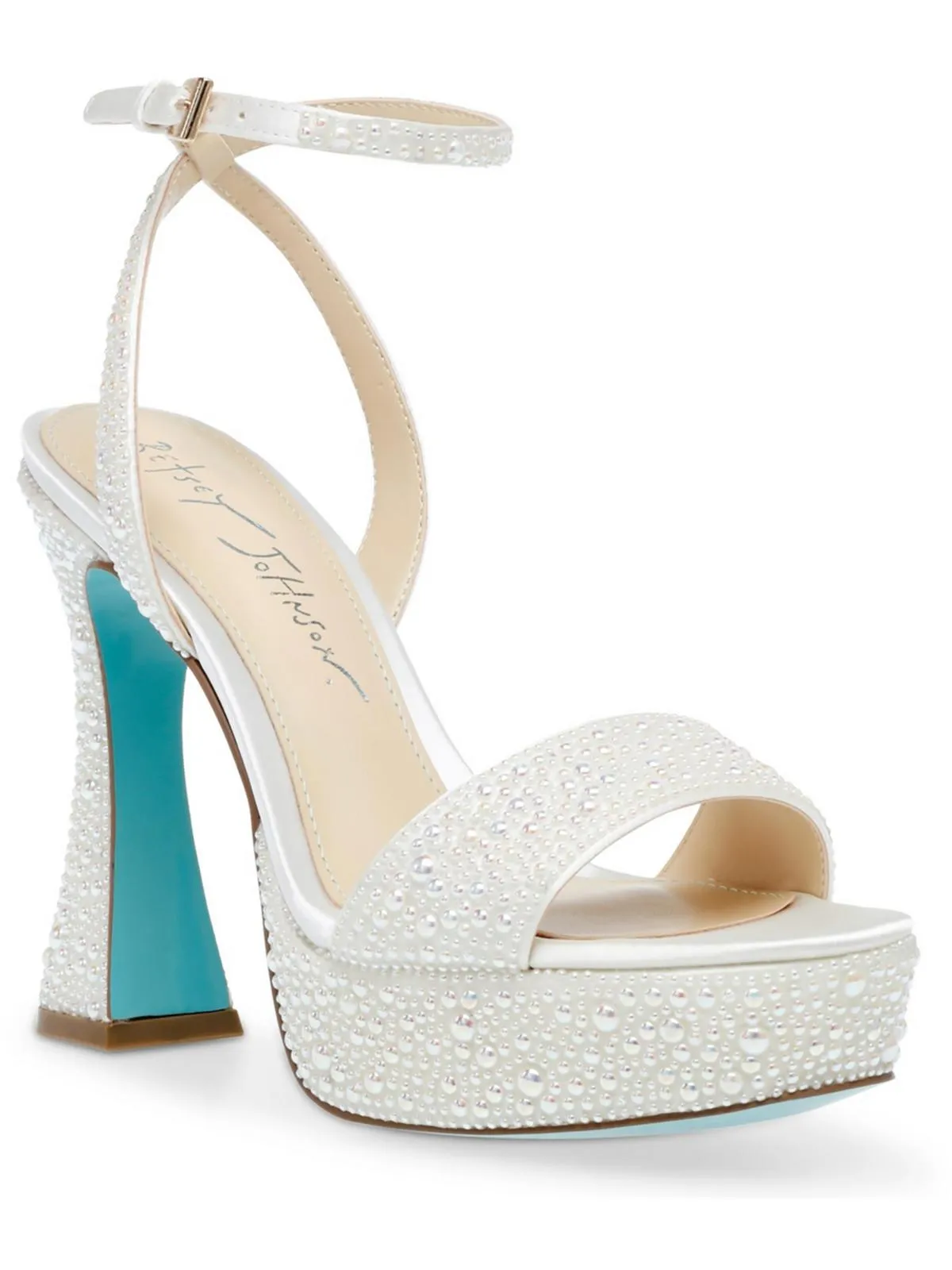 Beth Womens Rhinestone Embellished Dress Sandals