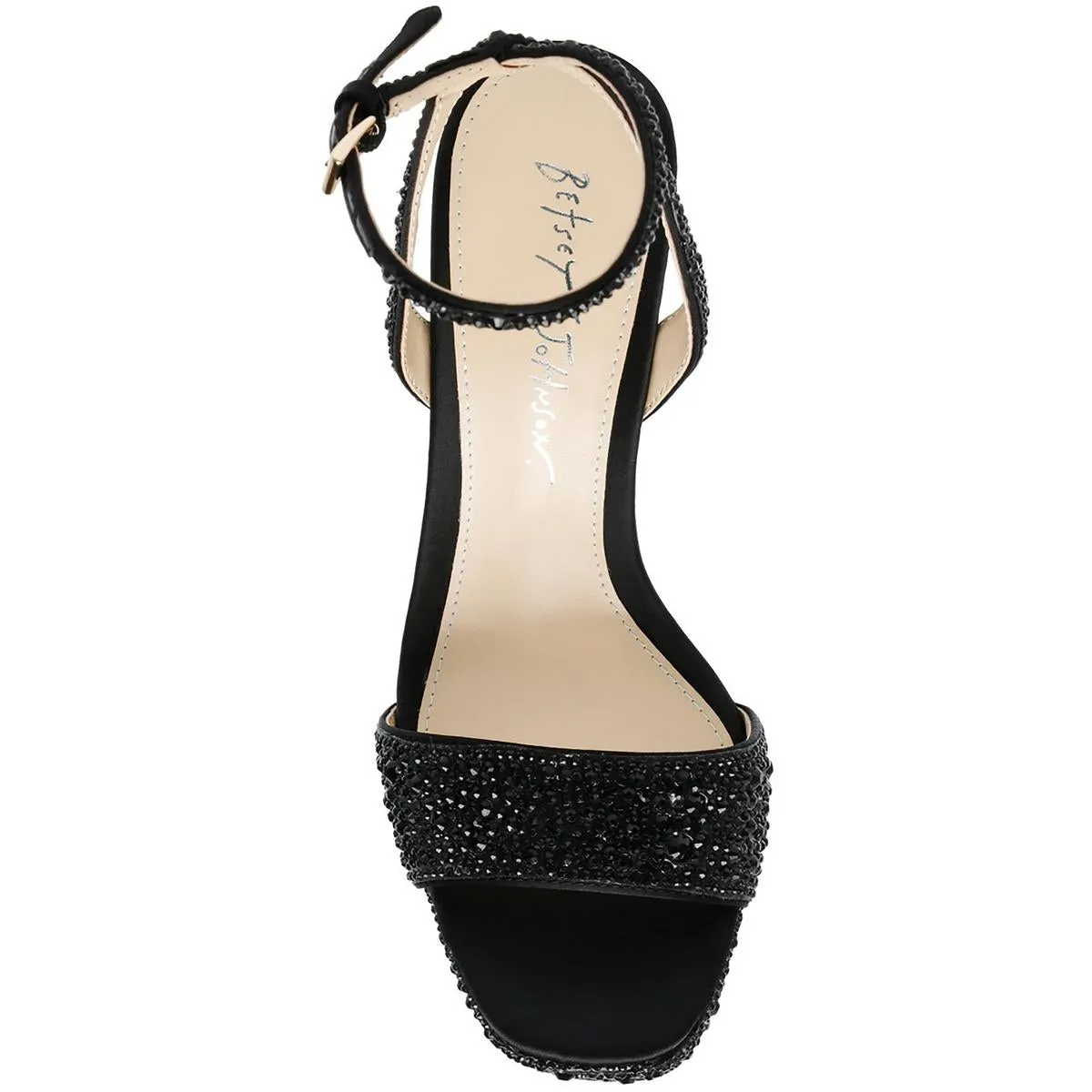 Beth Womens Rhinestone Embellished Dress Sandals