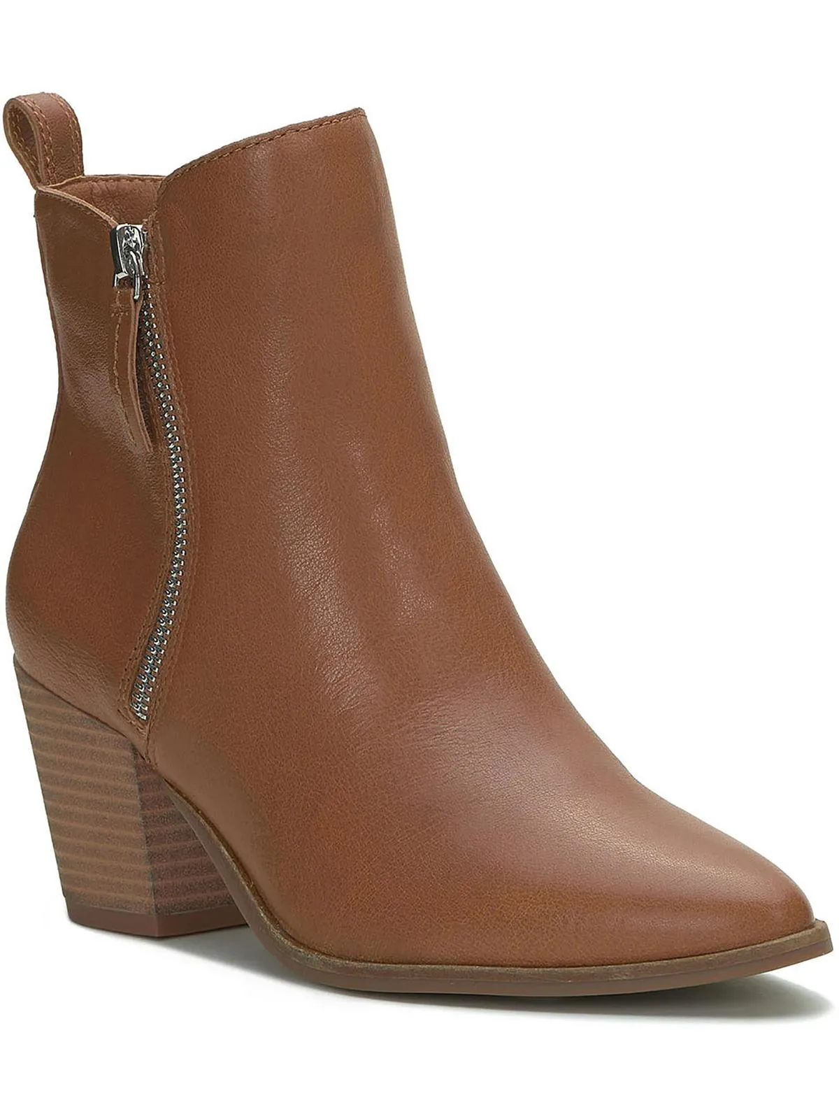 Bidelia Womens Block Heel Round Toe Mid-Calf Boots