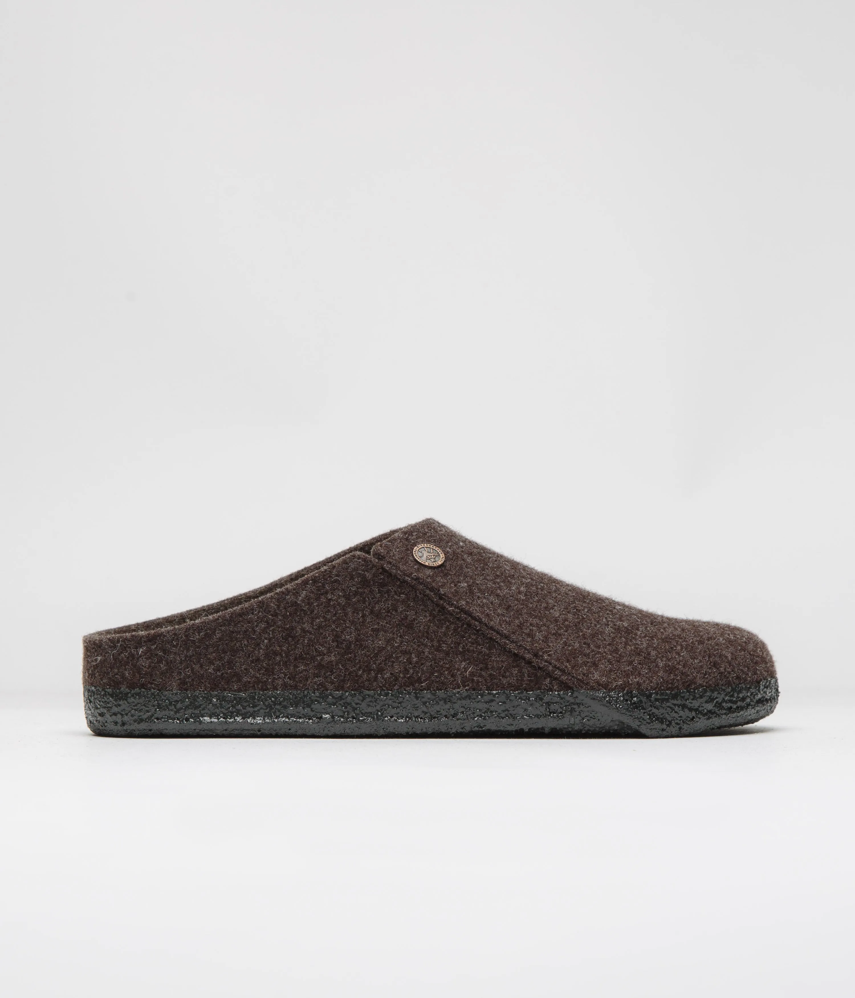 Birkenstock Zermatt Shearling Felt Slippers - Mocha Birkenstock Shoes