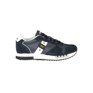 Blauer Polyester Men Men's Sneaker