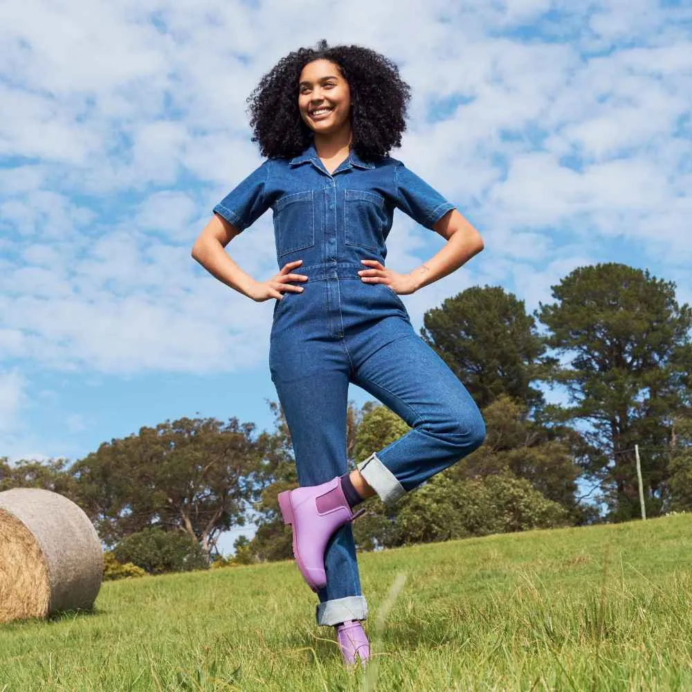 Bobbi Rain Boot in Orchid from Merry People