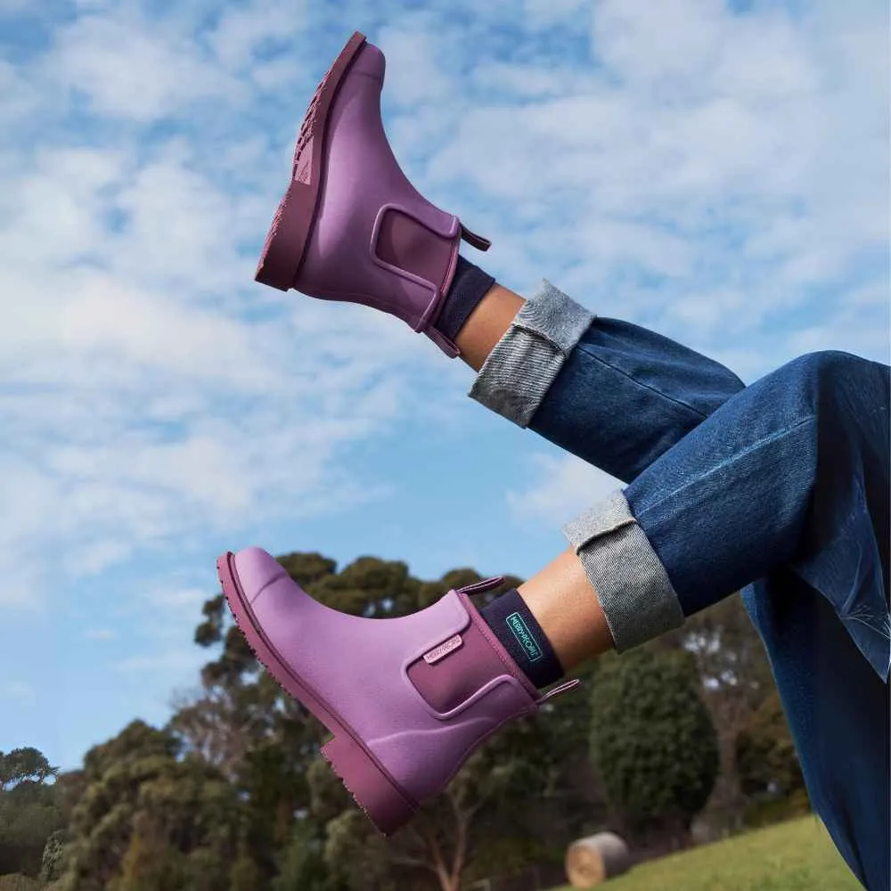 Bobbi Rain Boot in Orchid from Merry People