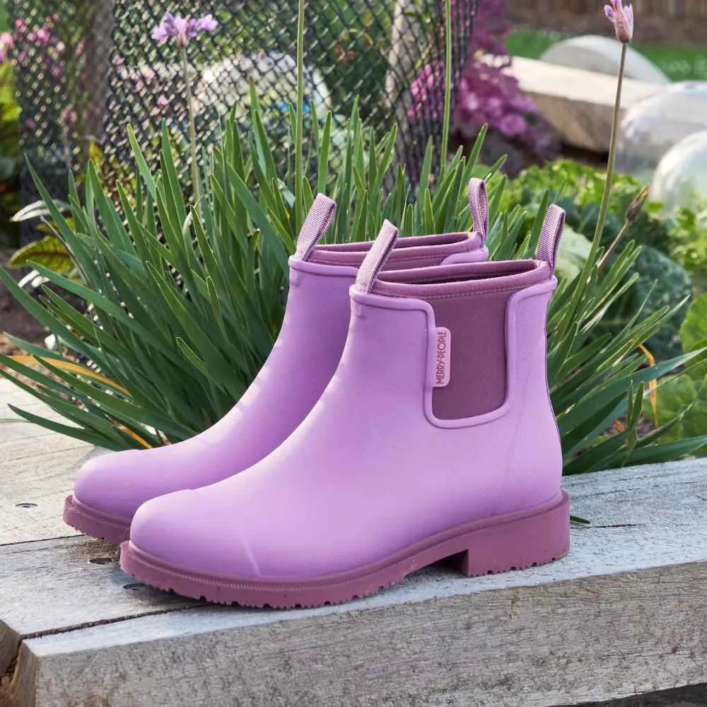 Bobbi Rain Boot in Orchid from Merry People