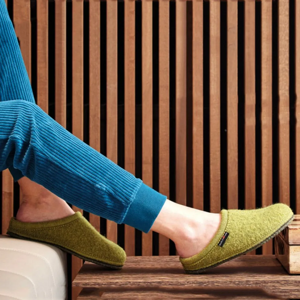 Boiled Wool Slippers - Alaska - Denim AW24 (Adults 36-48)