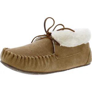 Cabin Womens Suede Loungewear Bootie Slippers