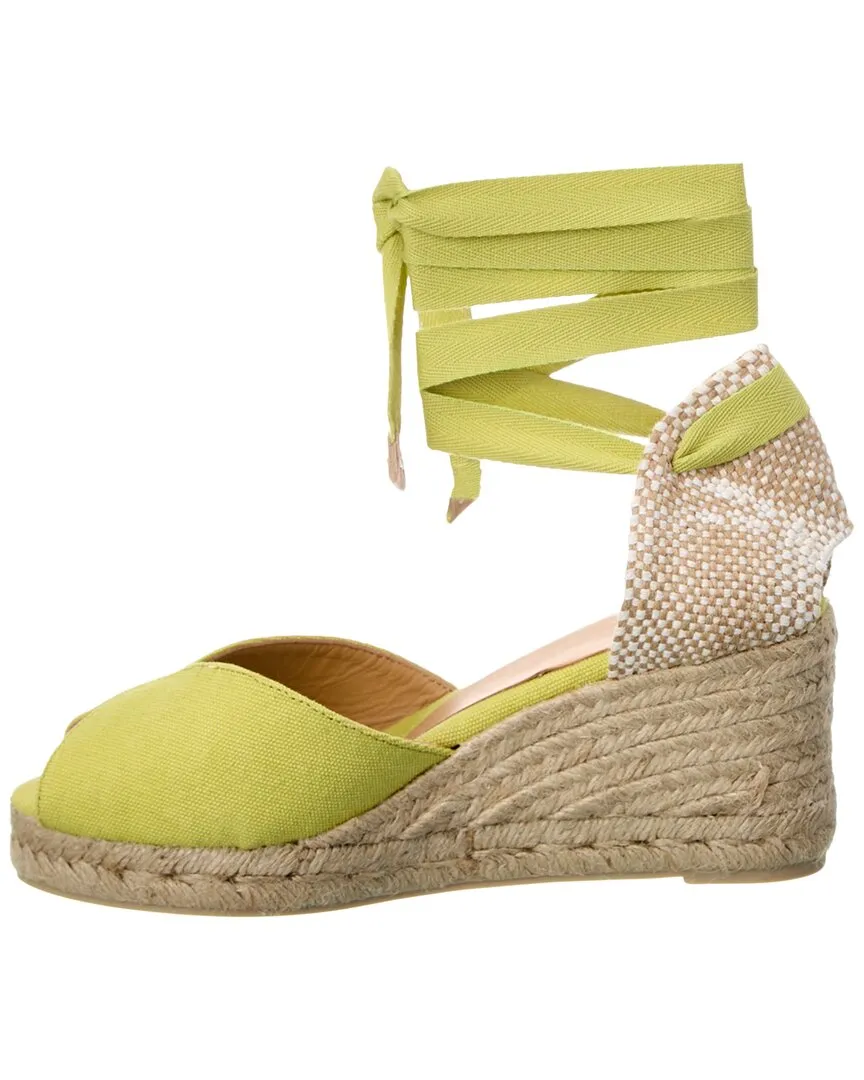 Casta?er Blina Canvas Wedge Sandal