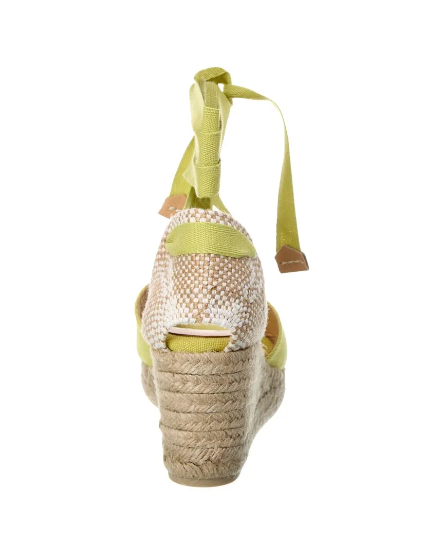 Casta?er Blina Canvas Wedge Sandal
