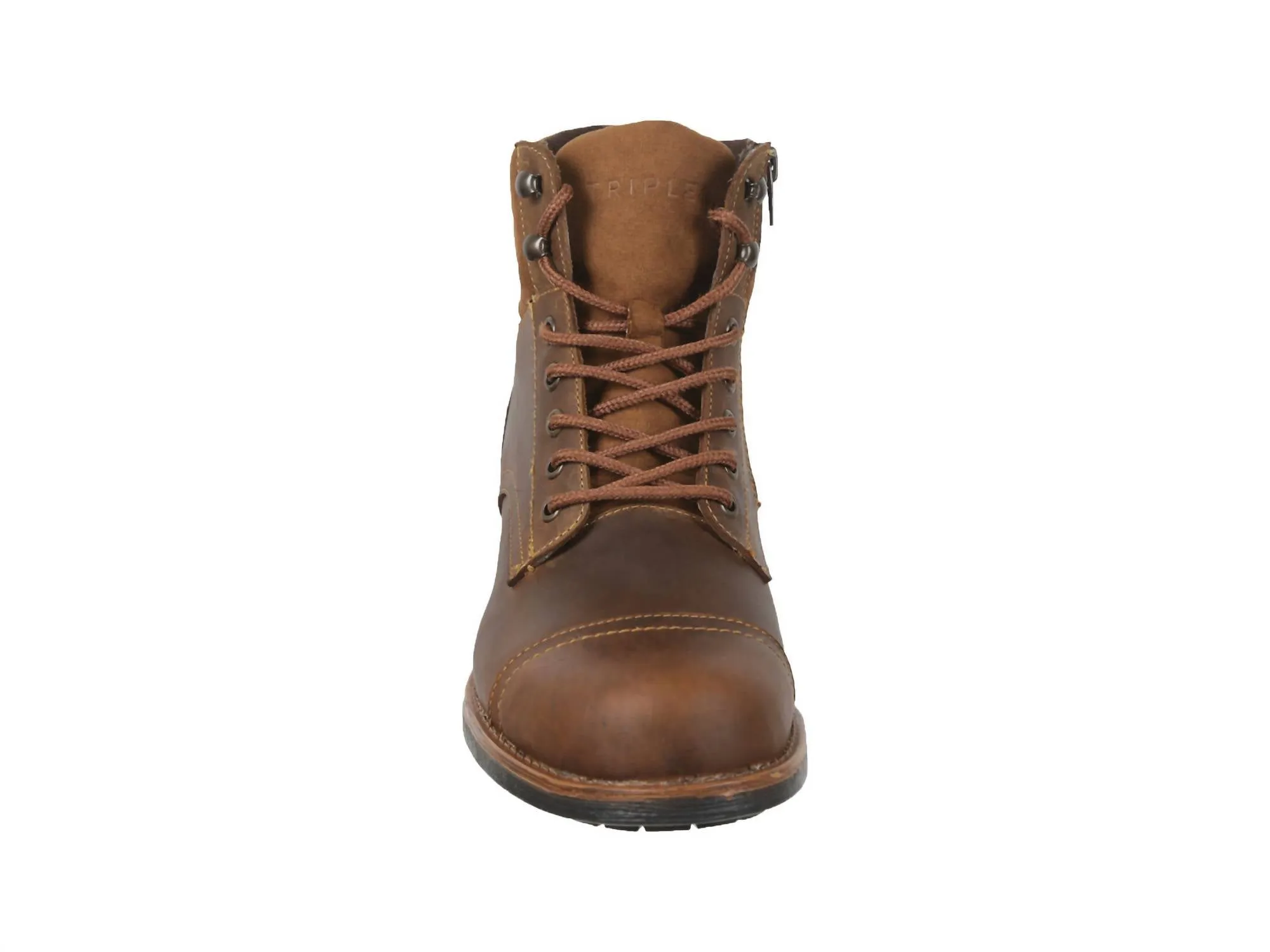 Casual Leather Mercer Boot In Brown