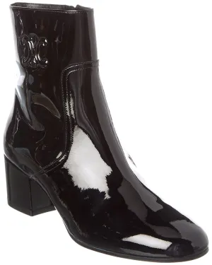 CELINE Triomphe Zipped Patent Boot
