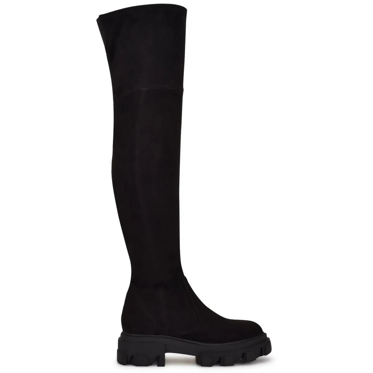 Cellie Womens Faux Suede Tall Over-The-Knee Boots