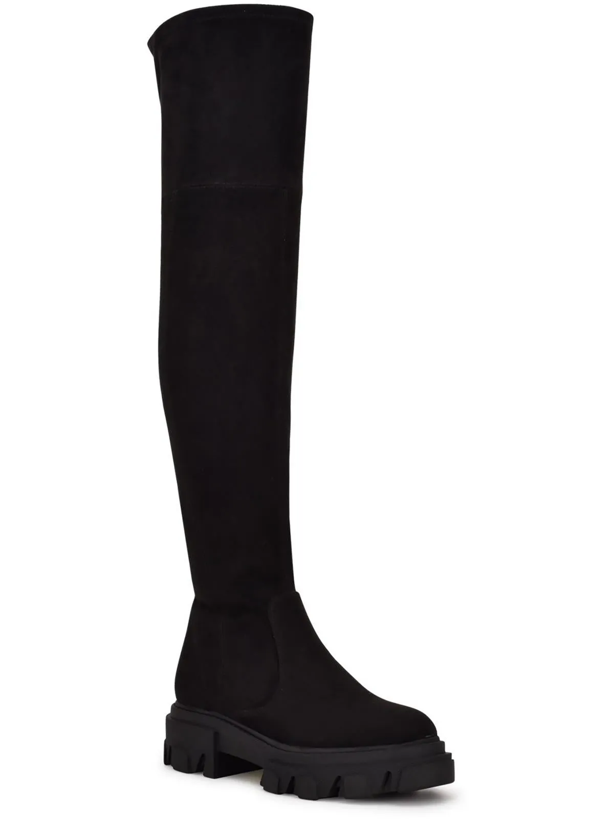 Cellie Womens Faux Suede Tall Over-The-Knee Boots