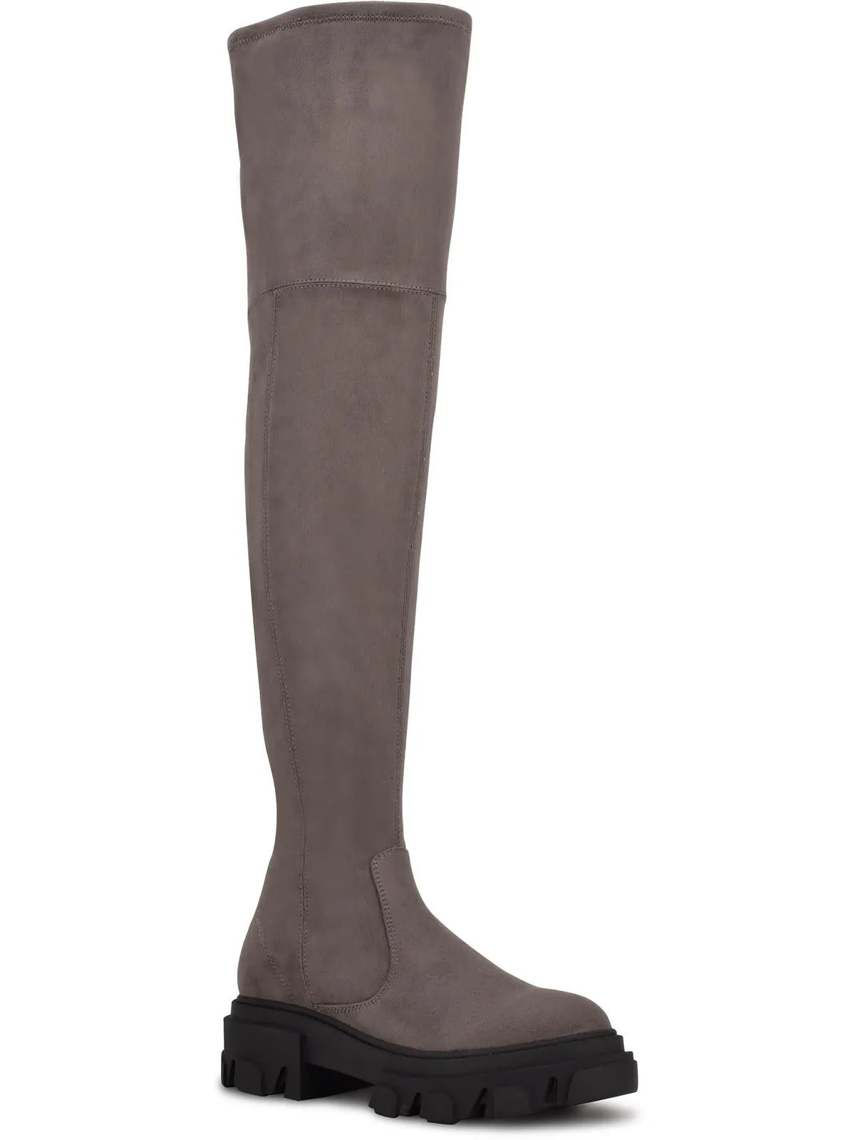 Cellie Womens Faux Suede Tall Over-The-Knee Boots