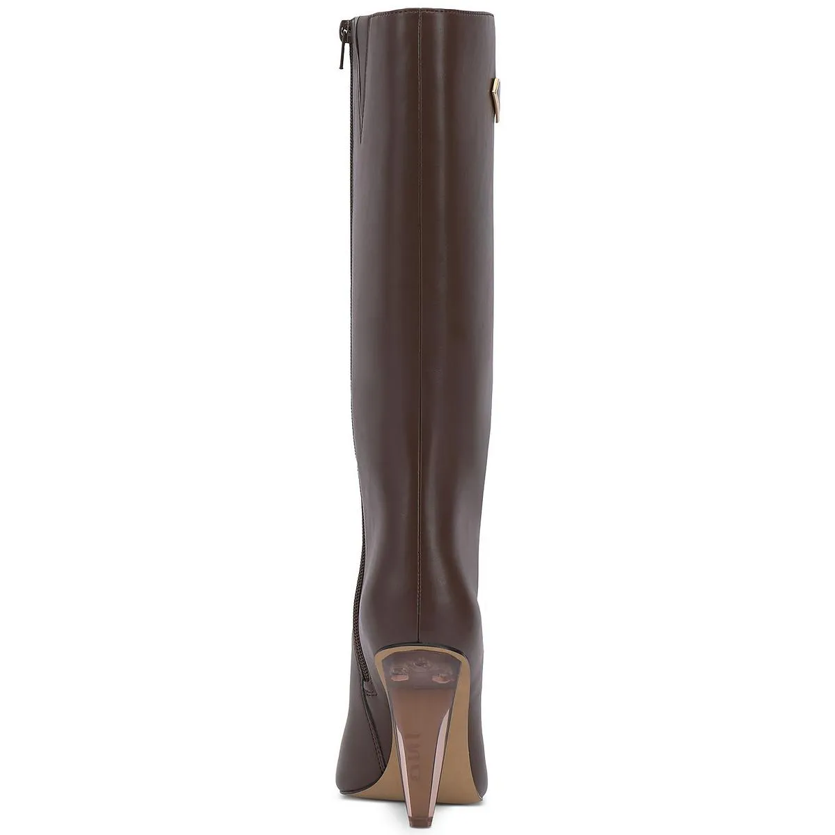 Charlotte Womens Faux leather Side Zip Knee-High Boots