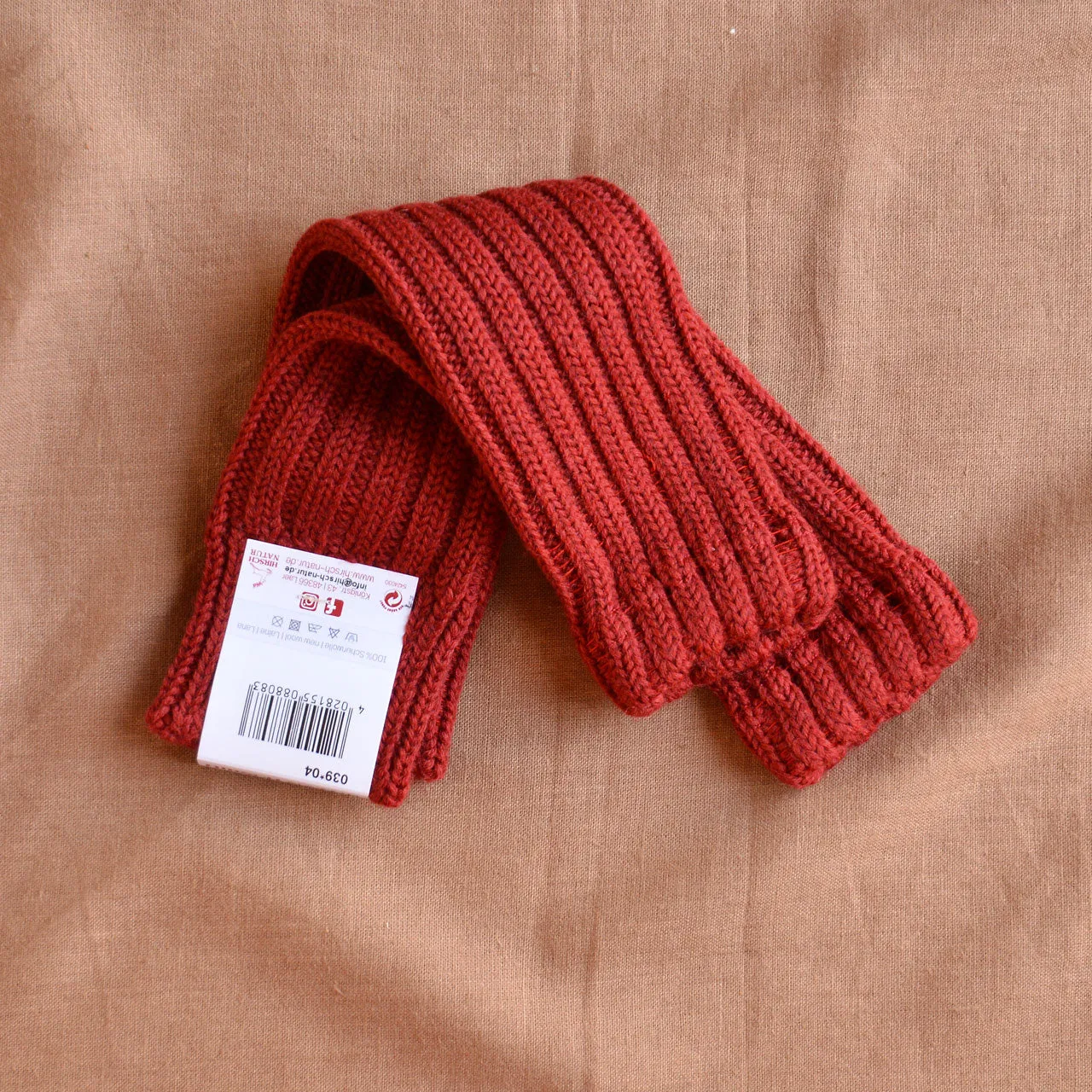 Child's Ribbed Legwarmers - Organic Merino (2-8yrs )