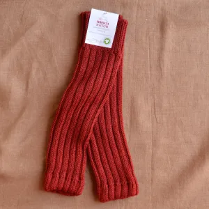 Child's Ribbed Legwarmers - Organic Merino (2-8yrs )
