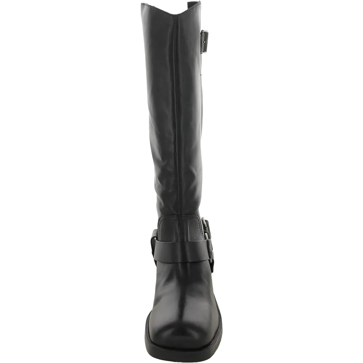 Clara Knee-High Womens Leather Tall Motorcycle Boots