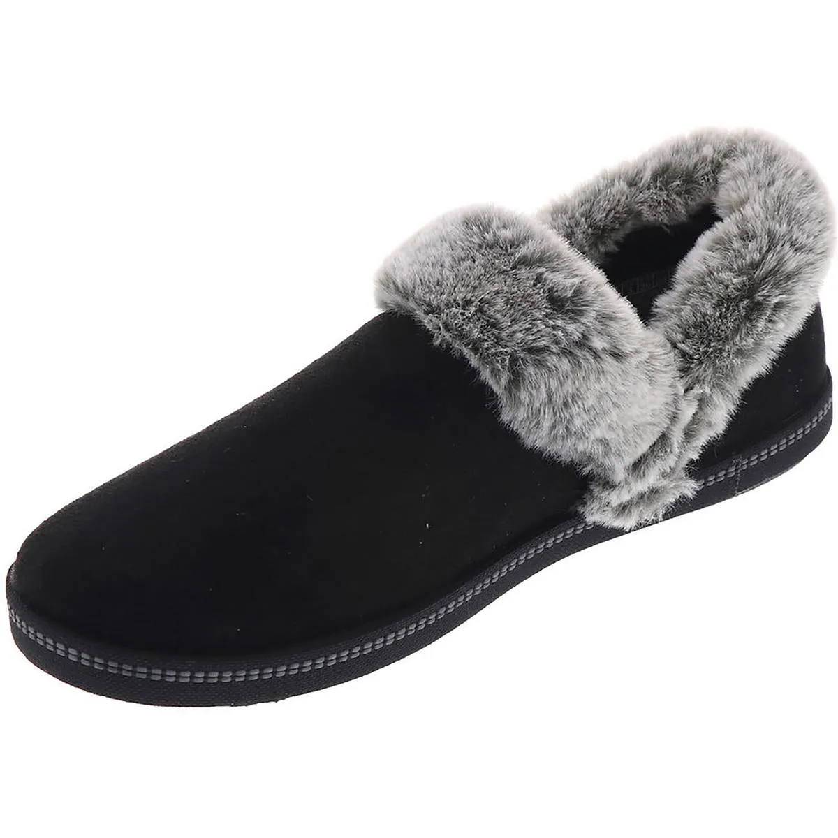 Cozy Campfire Womens Faux Fur Lined Bootie Slippers