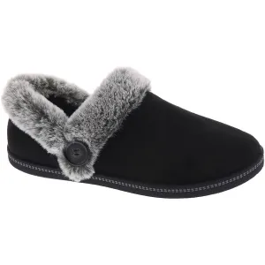 Cozy Campfire Womens Faux Fur Lined Bootie Slippers
