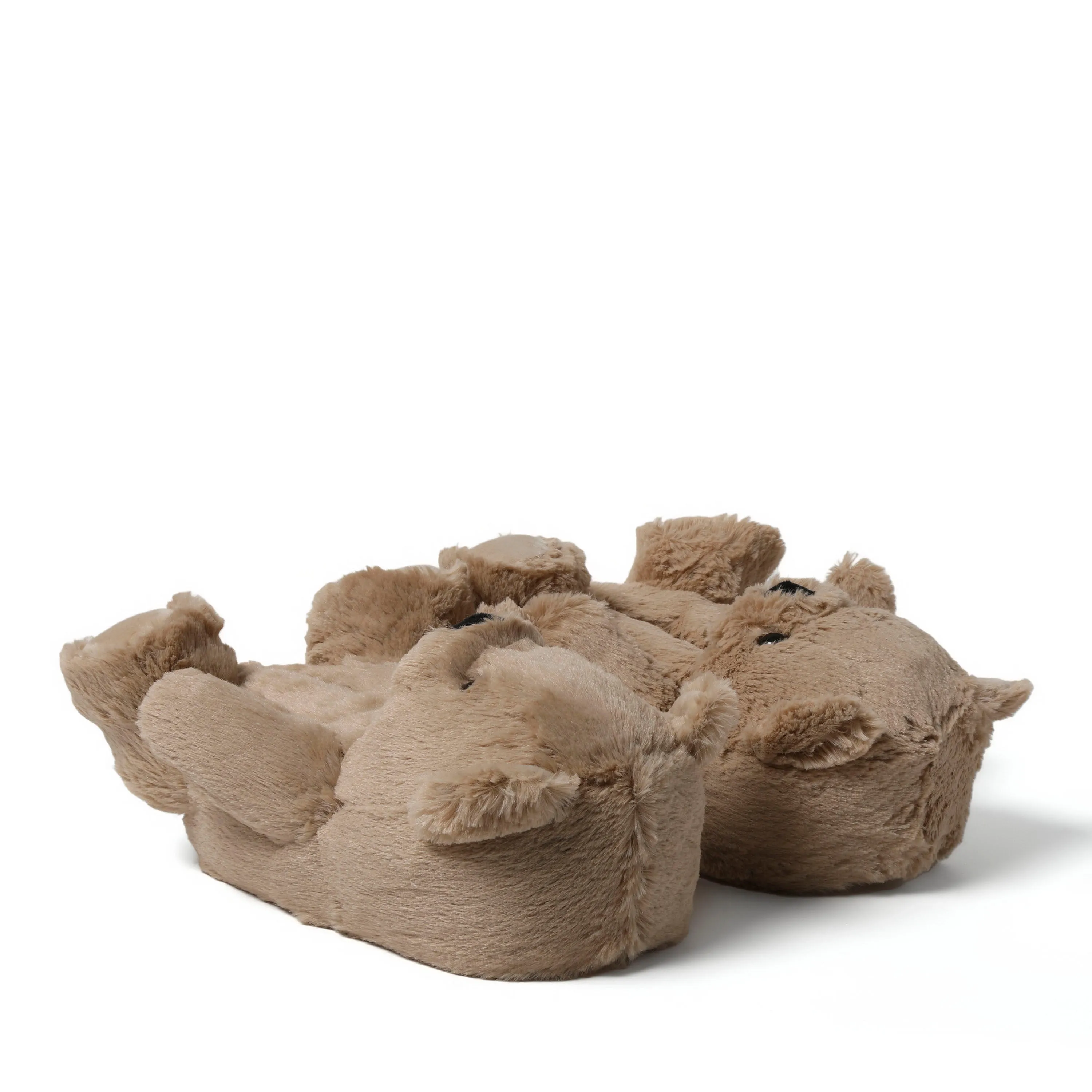 Cozyfoams Women's Overstuffed Bear Closed Back Slipper