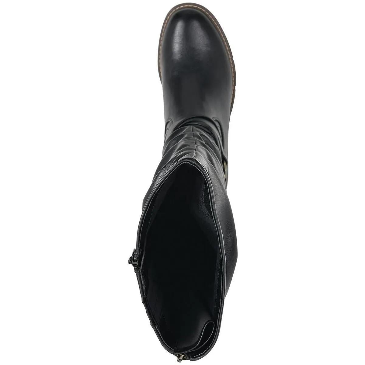 Crammers Womens Faux Leather Slouchy Knee-High Boots