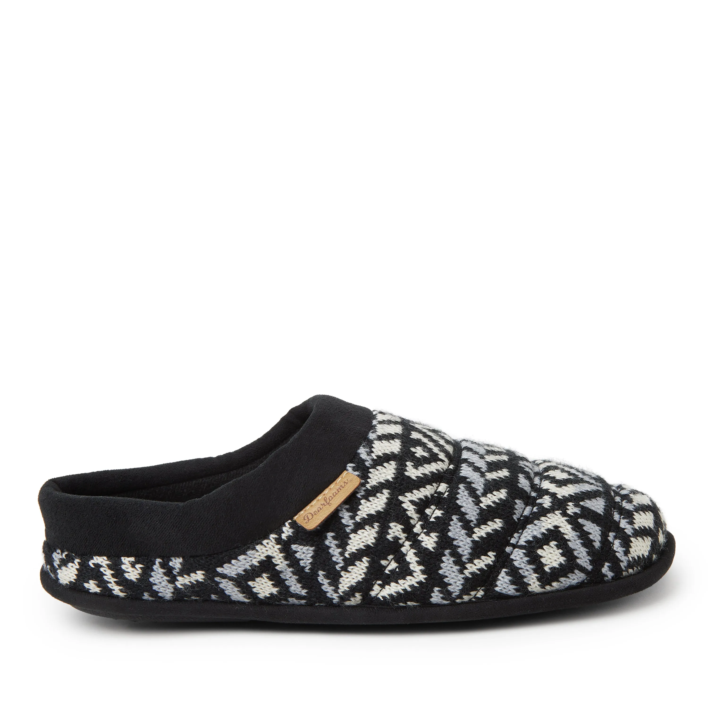 Dearfoams Men's Asher Knit Clog Slipper