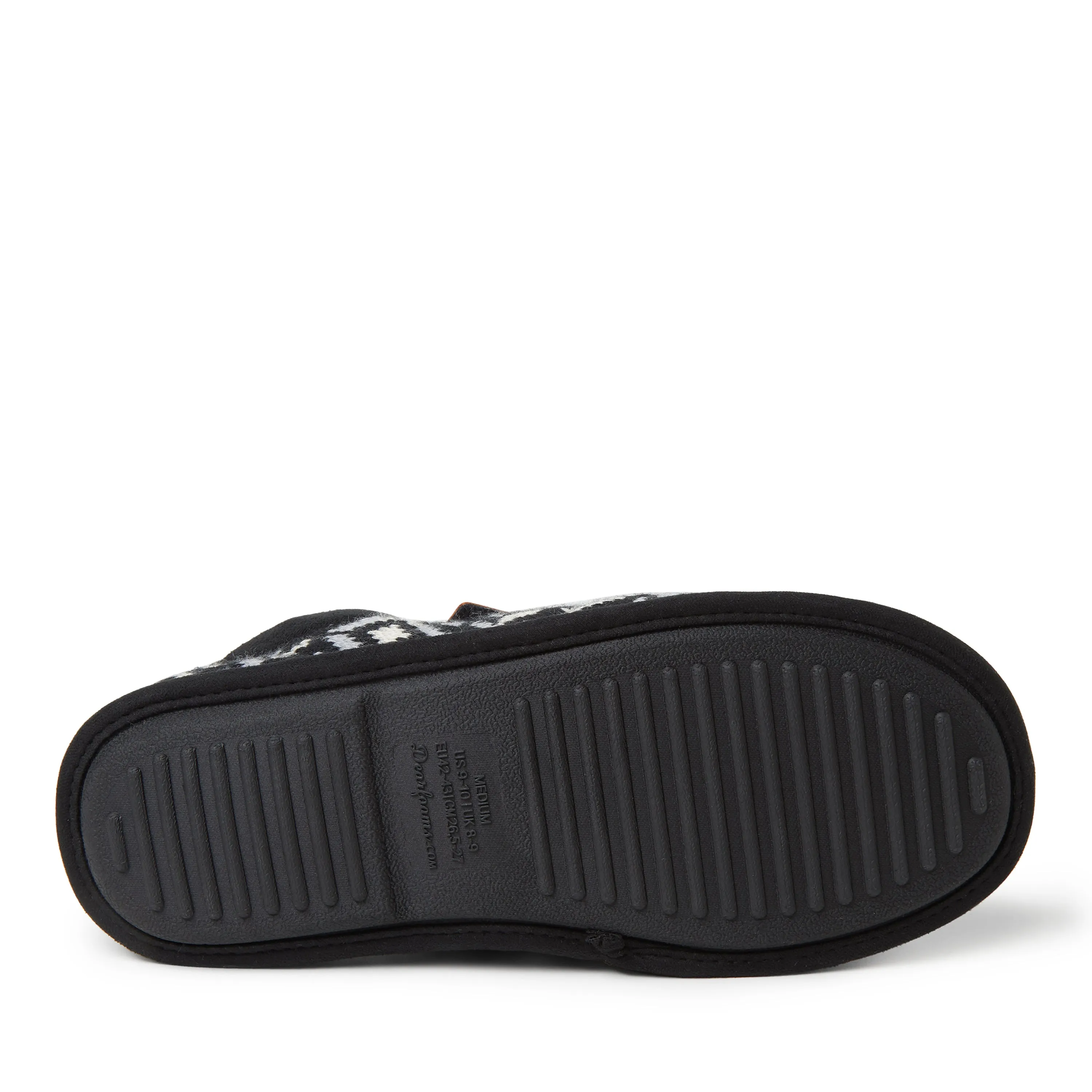 Dearfoams Men's Asher Knit Clog Slipper
