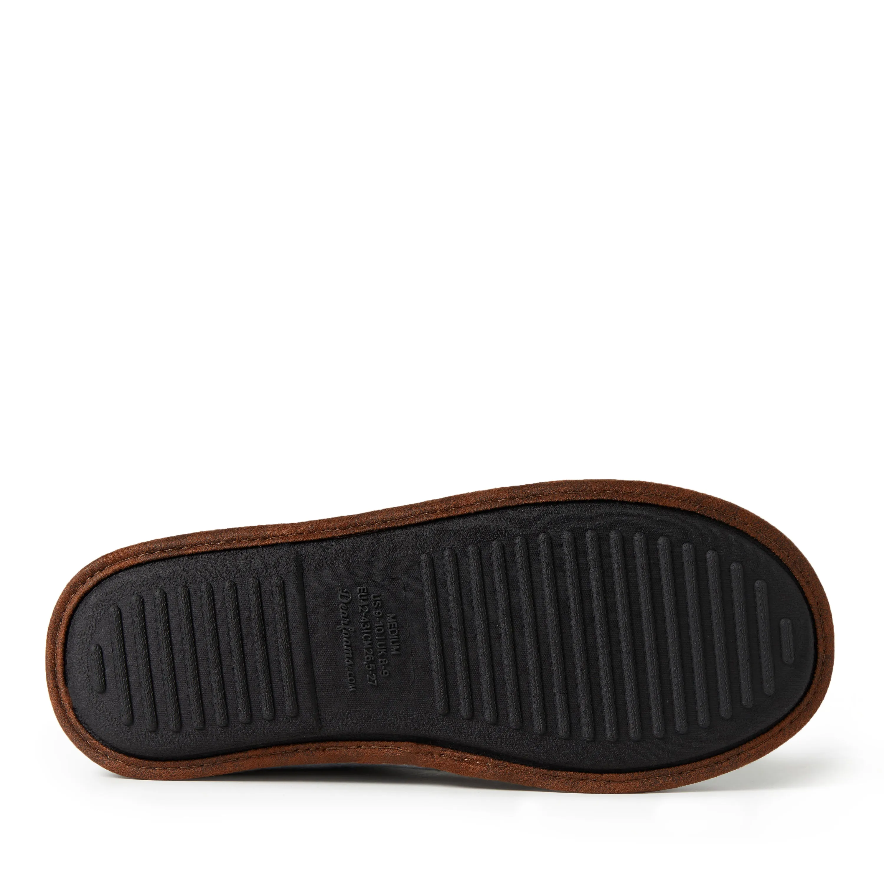 Dearfoams Mens Ashton Quilted Jersey Clog