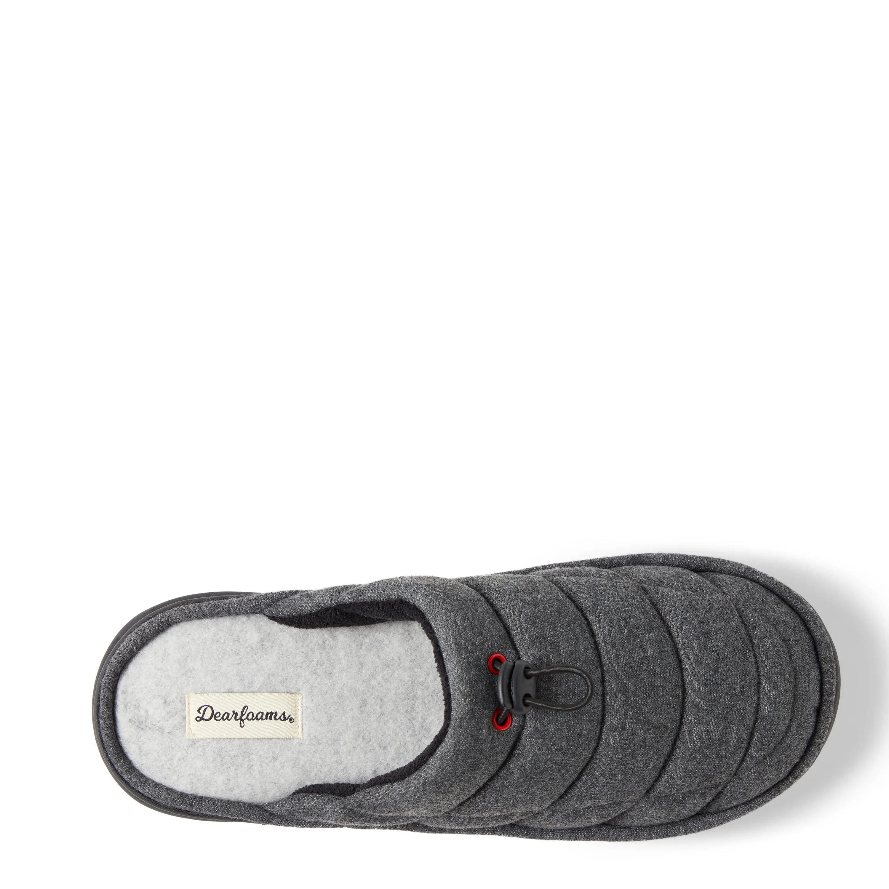 Dearfoams Mens Austin Quilted Sweatshirt Scuff