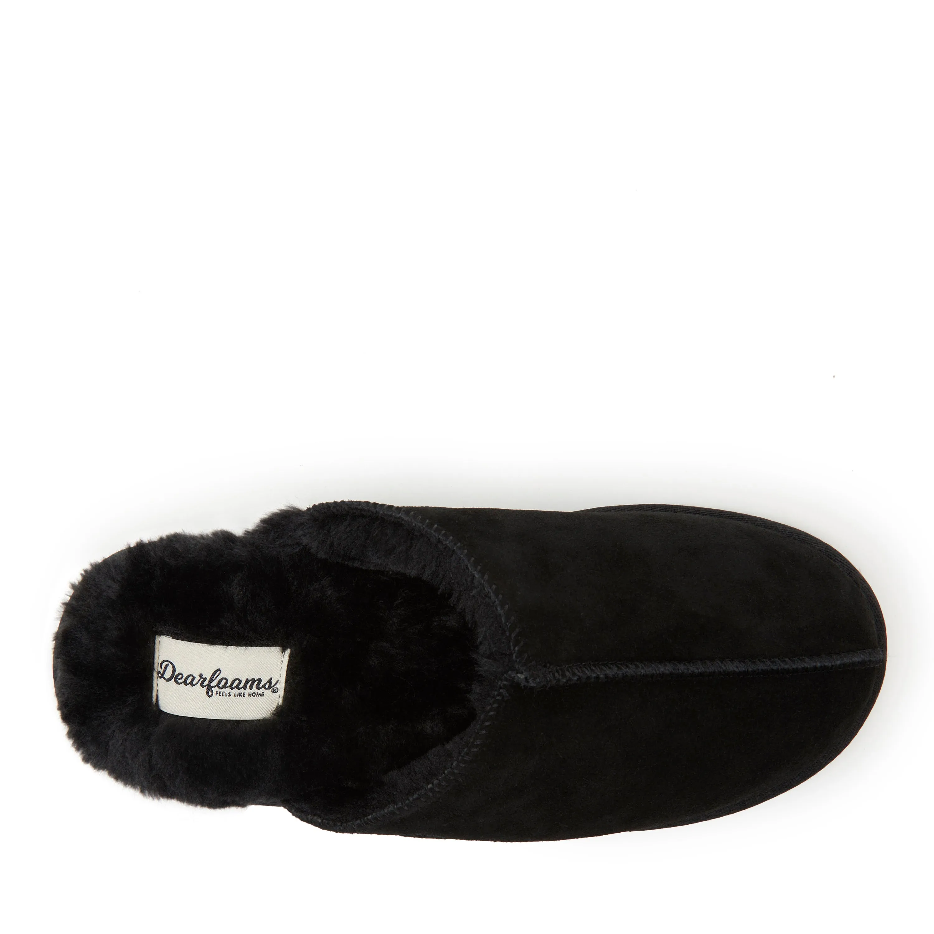Dearfoams Men's Bradford Genuine Suede Closed Toe Scuff