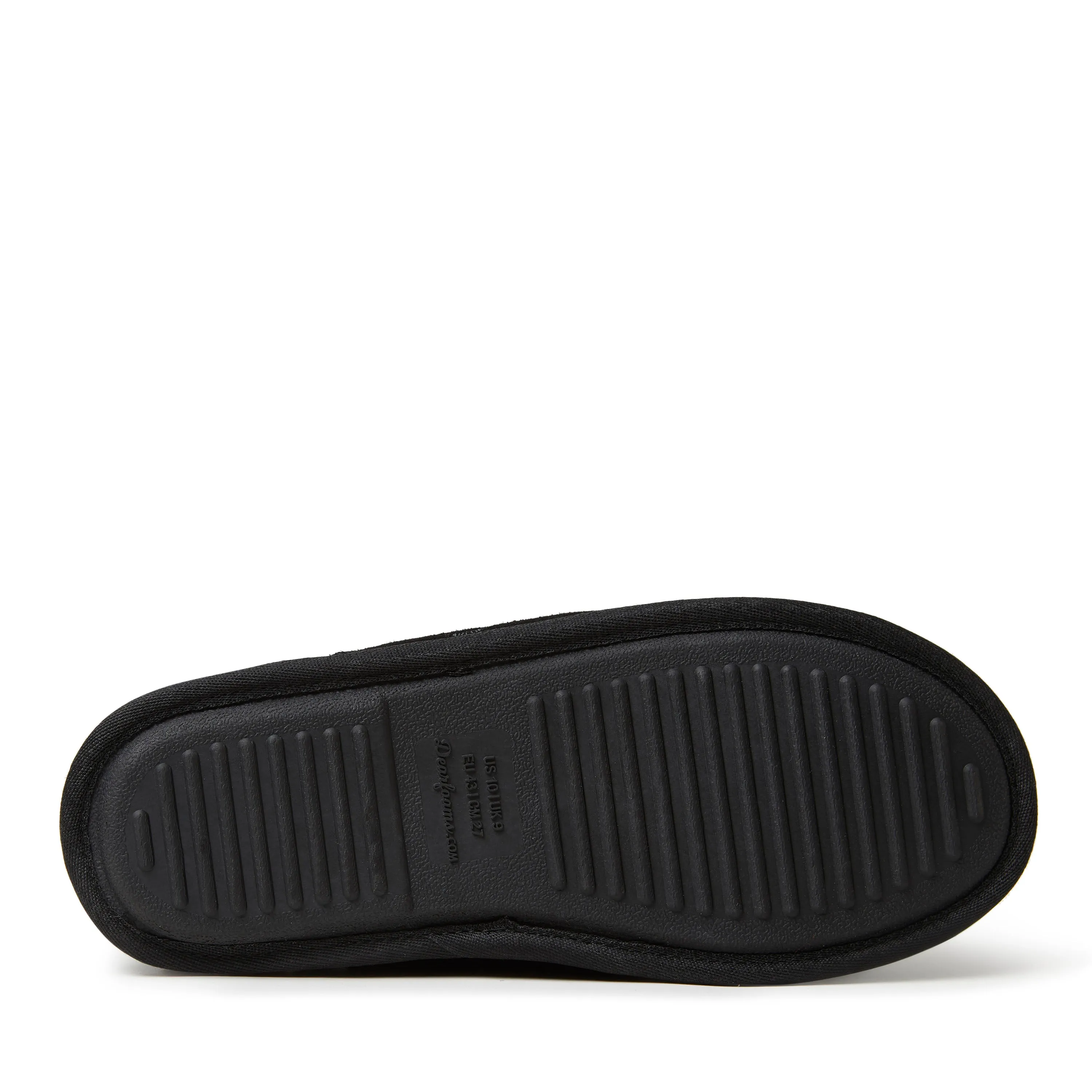Dearfoams Men's Bradford Genuine Suede Closed Toe Scuff