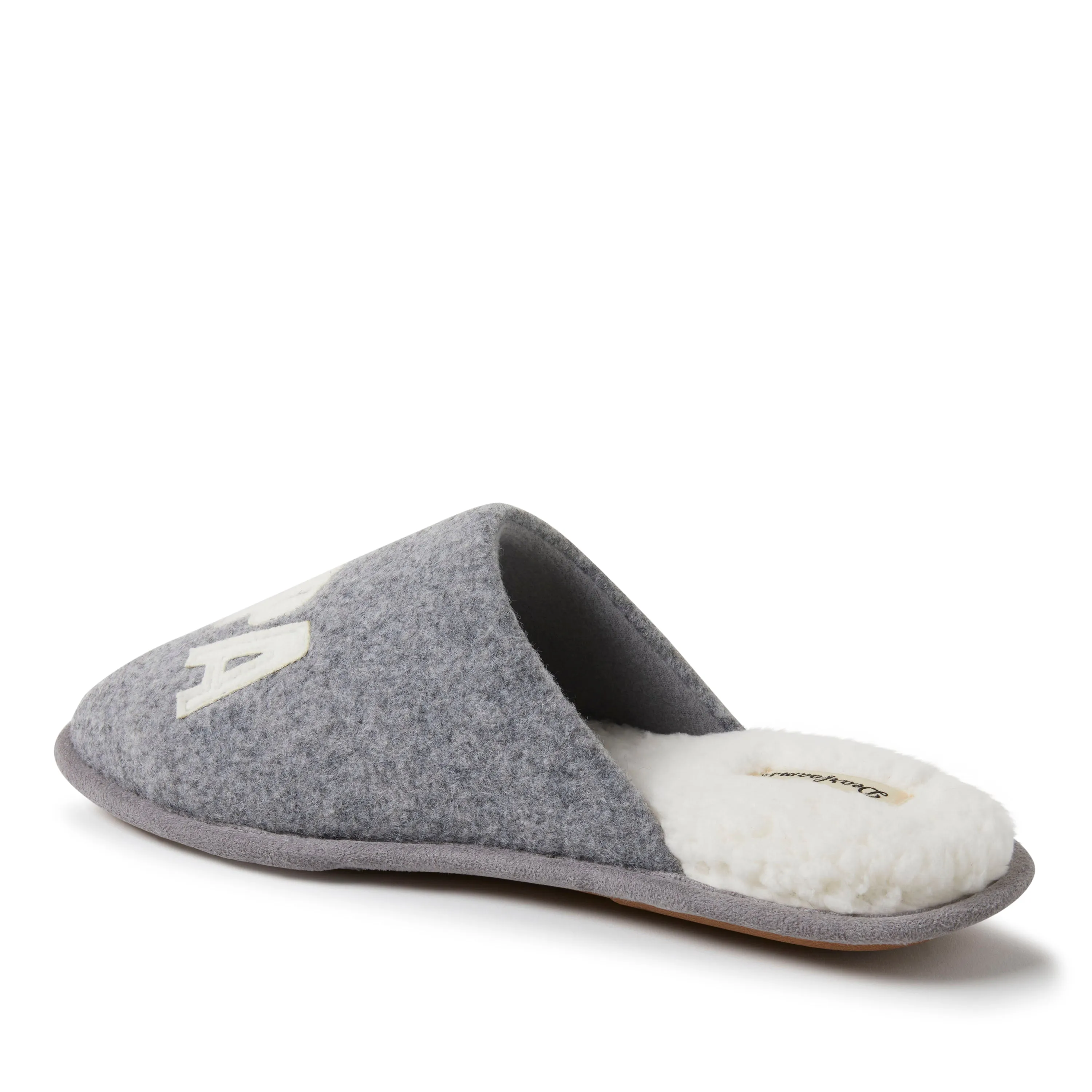 Dearfoams Men's Carson Papa Bear Family Scuff Slipper