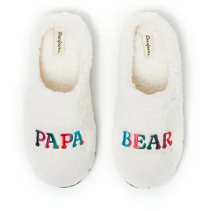 Dearfoams Men's Papa Bear Teddy Clog Slipper
