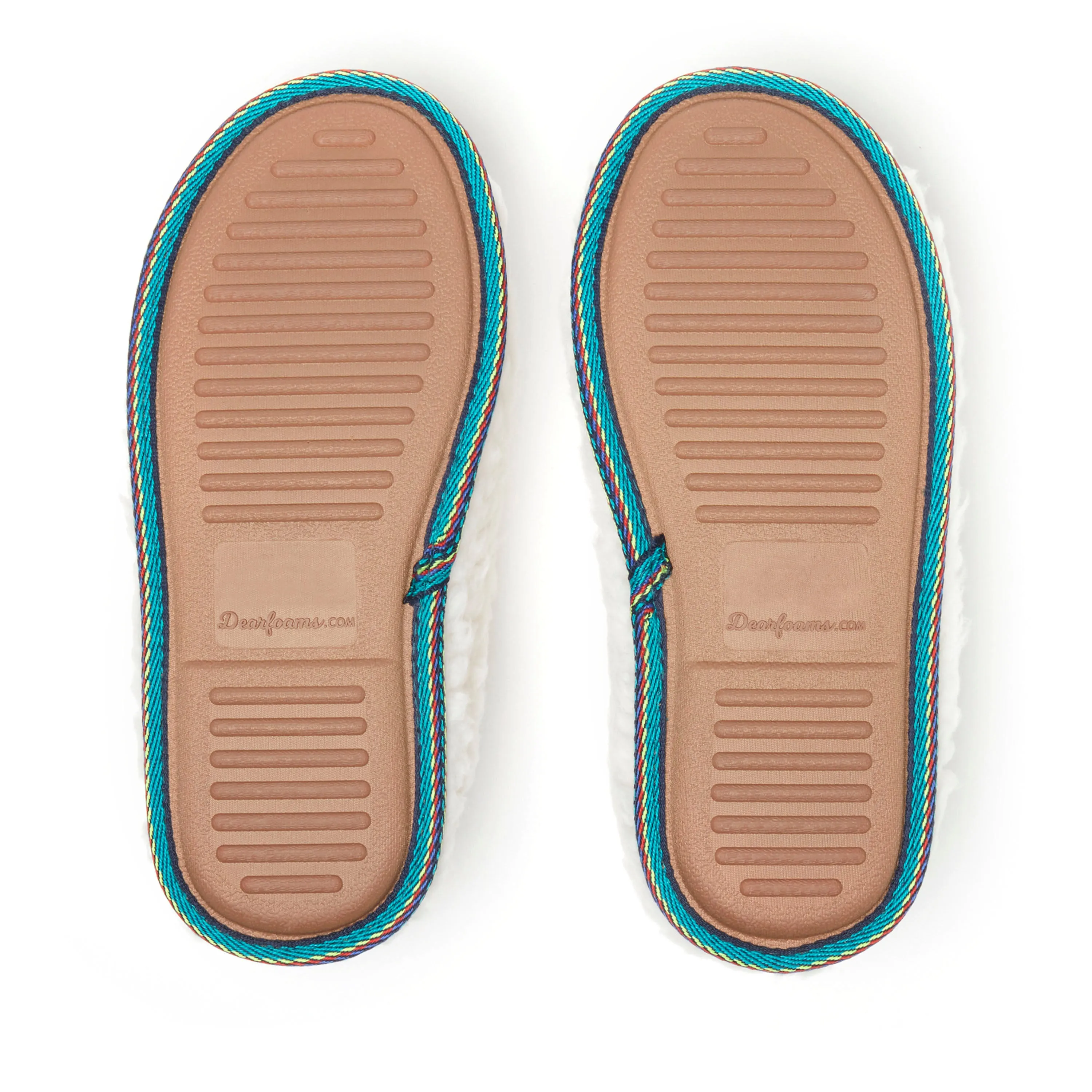 Dearfoams Men's Papa Bear Teddy Clog Slipper