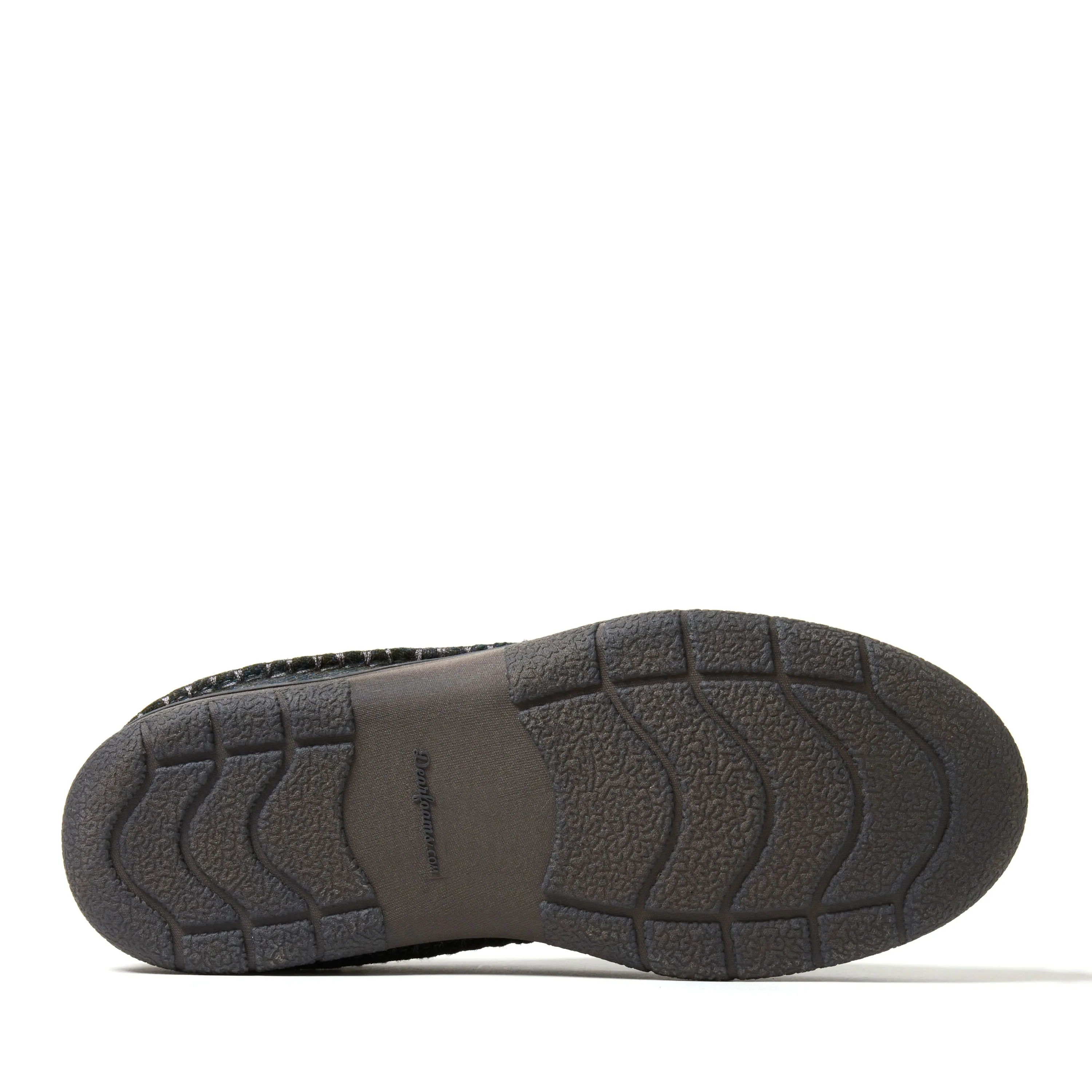 Dearfoams Men's Thompson Plaid Moccasin Toe Clog House Shoe Slipper