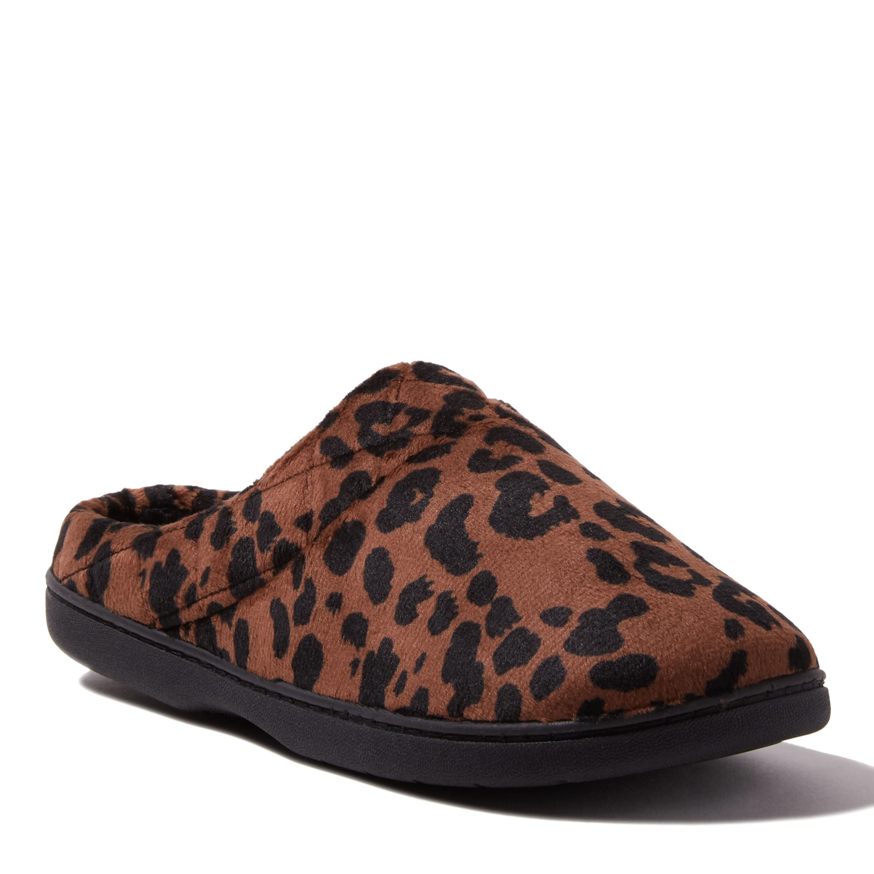 Dearfoams Women's Darcy Quilted Cuff Velour Clog Slipper