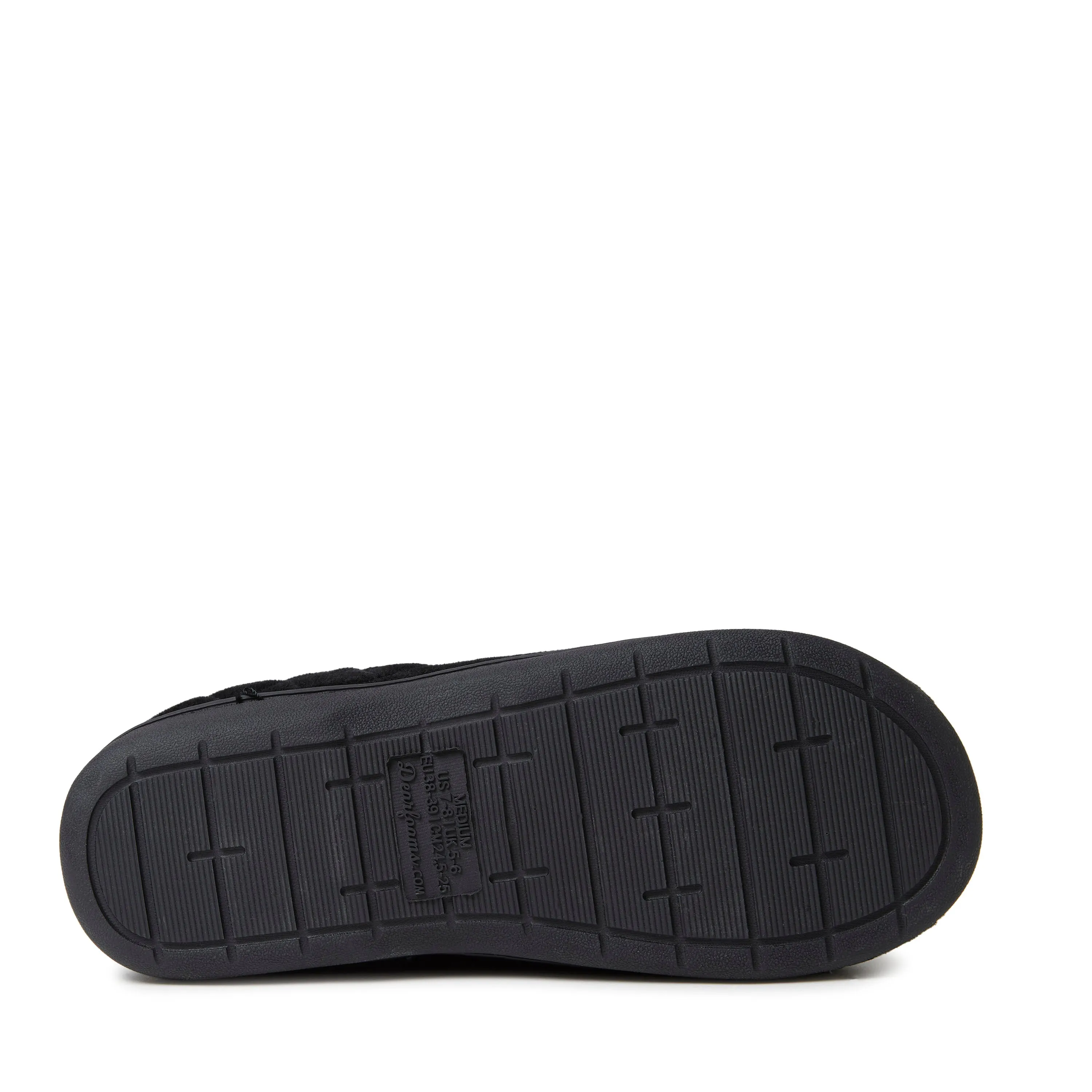 Dearfoams Women's Darcy Quilted Cuff Velour Clog Slipper