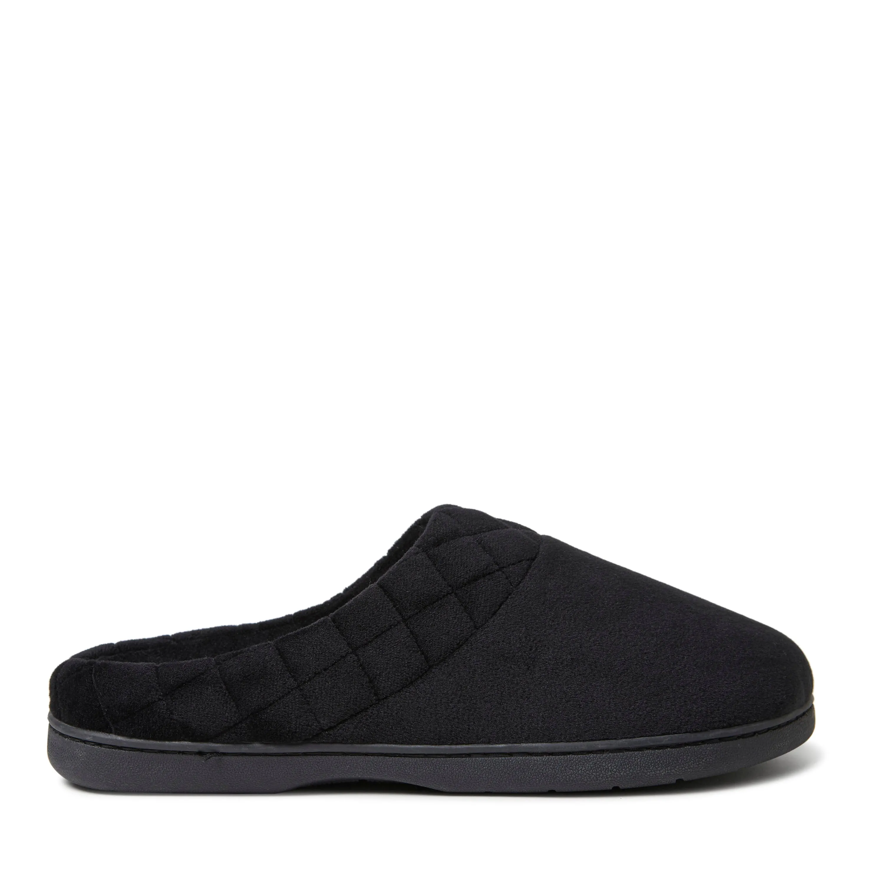 Dearfoams Women's Darcy Quilted Cuff Velour Clog Slipper